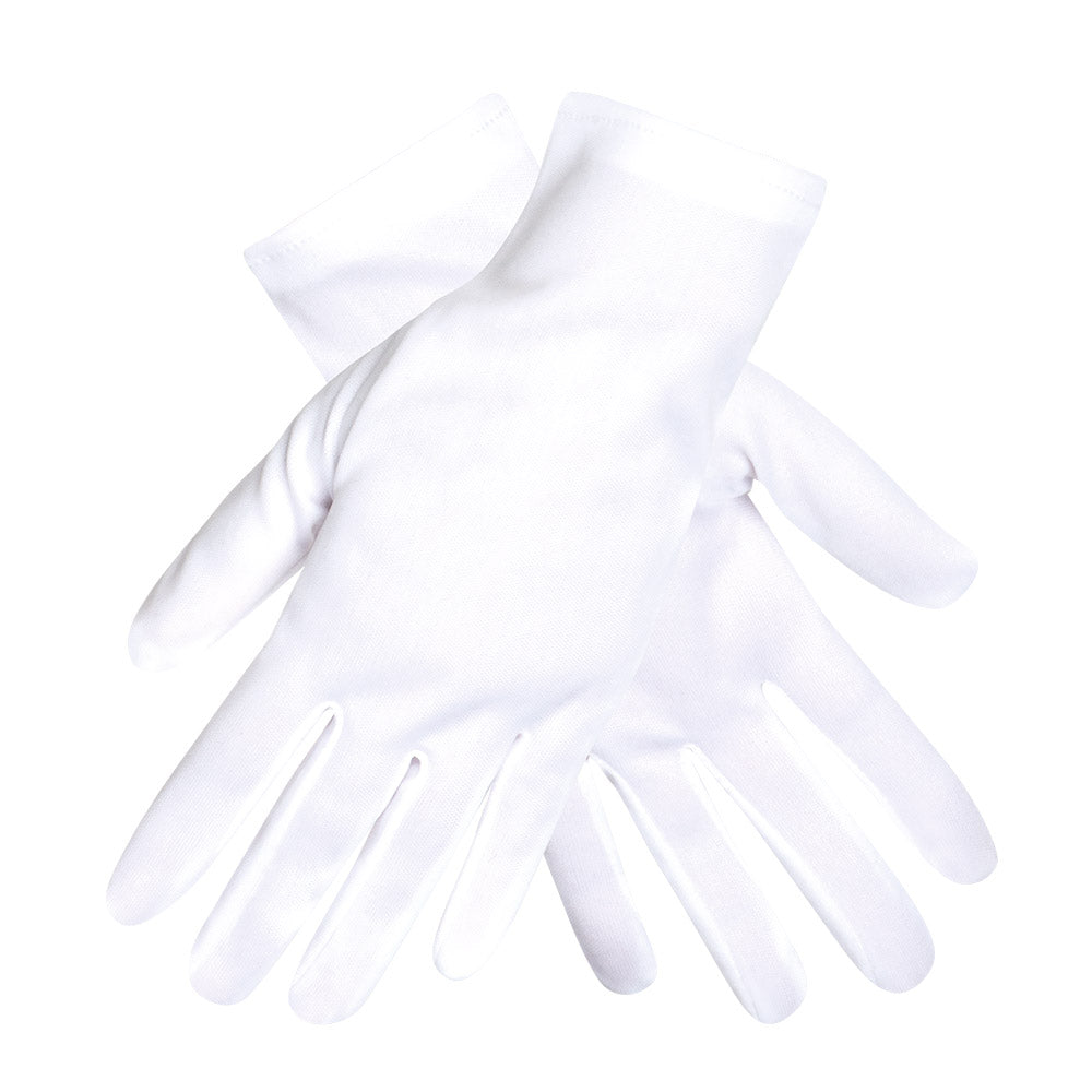 handschuhe kostüm Handschuhe weiß | Basic Handschuhe bis Handgelenk