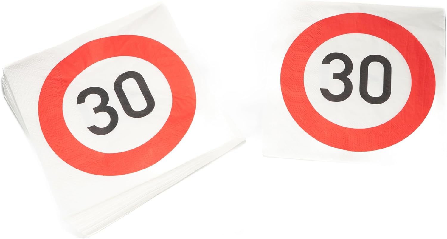 Happy Birthday 30 Servietten 3-lagig 20er