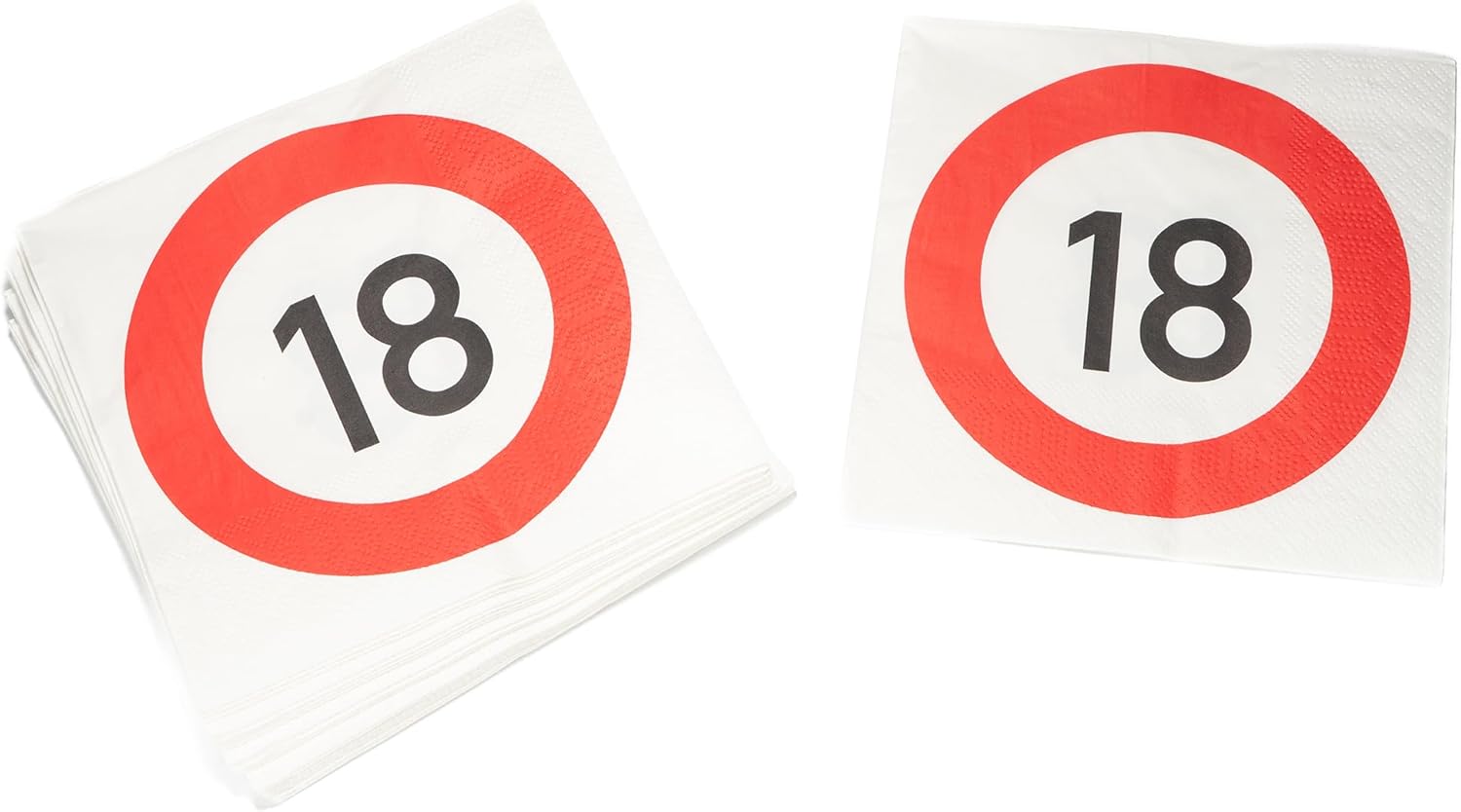 Happy Birthday 18 Servietten 3-lagig 20er