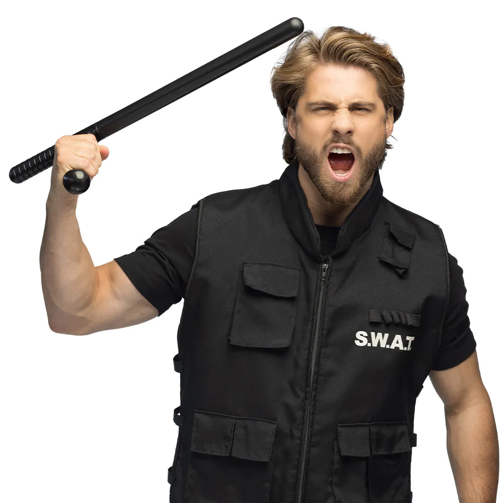 Kinderweste SWAT – Polizei Weste schwarz für Jungen 5–10 Jahre Karneval 2