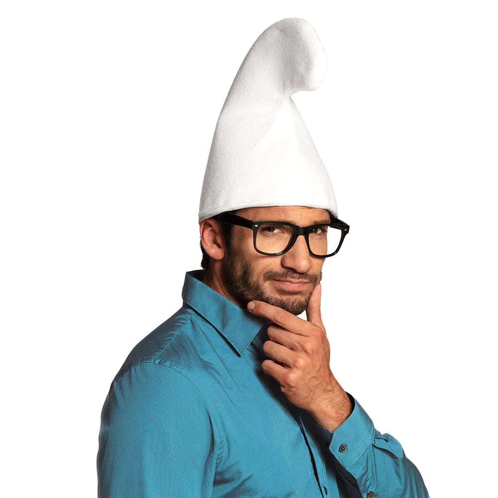 Hut Elf weiß – Zipfelmütze für Karneval, Kostüm & Fasching, Unisex 3