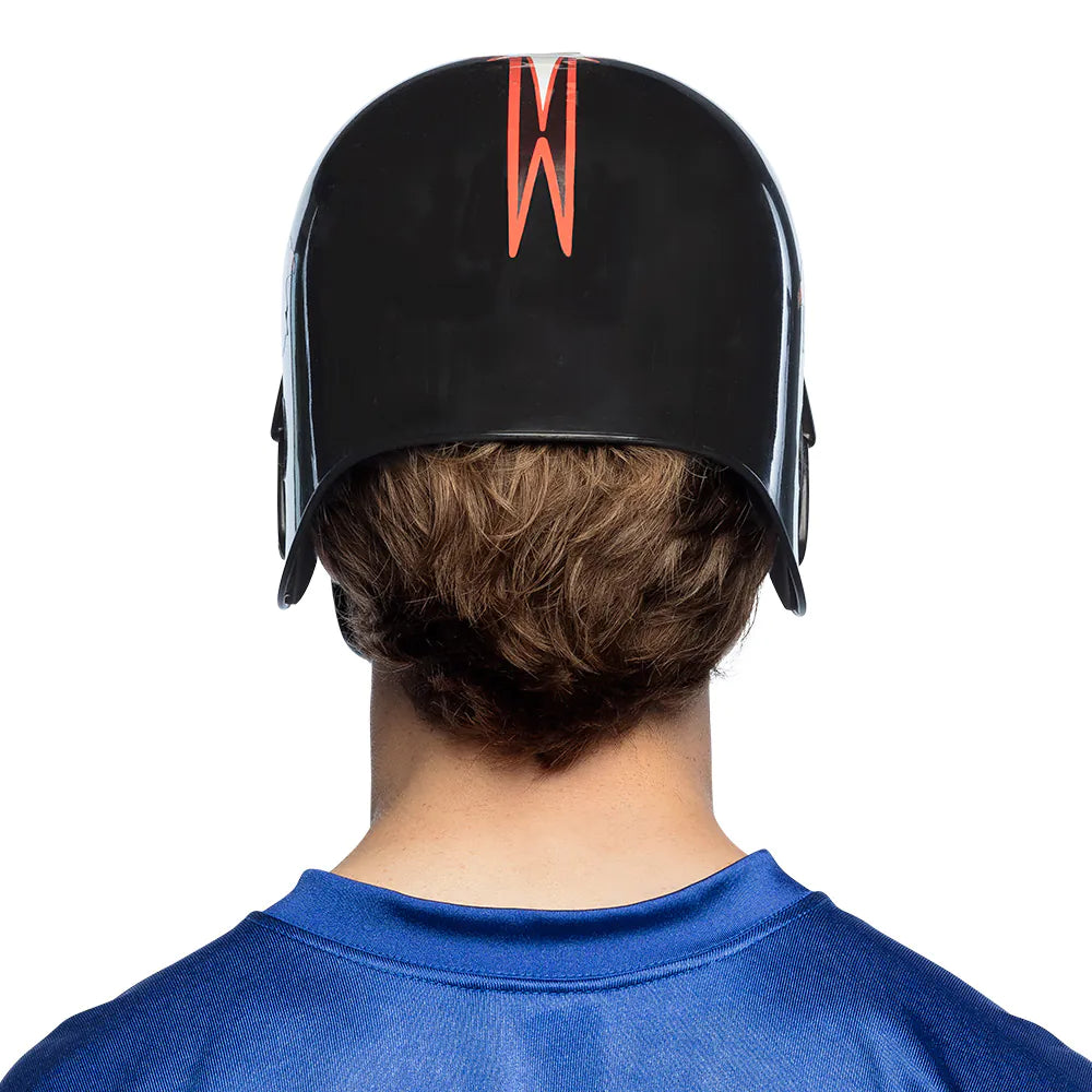 American Football Helm schwarz – Sporthelm für Kostüm, Karneval & Mottoparty 5