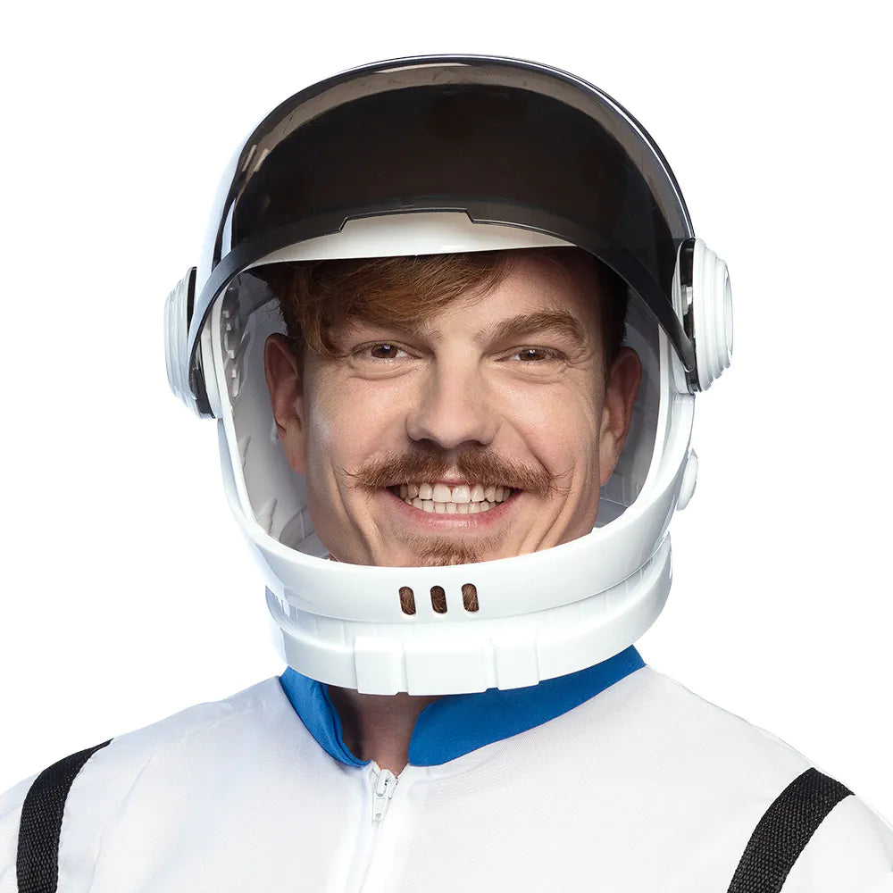 Helm Astronaut – weißer Raumfahrerhelm mit Visier für Karneval & Kostüm-Party 3