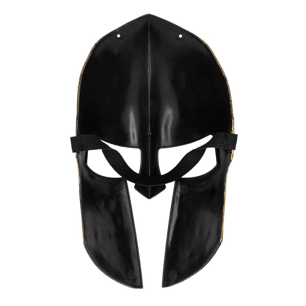 Spartanische Maske bronzefarben – antike Kriegermaske für Karneval & Kostüm 4