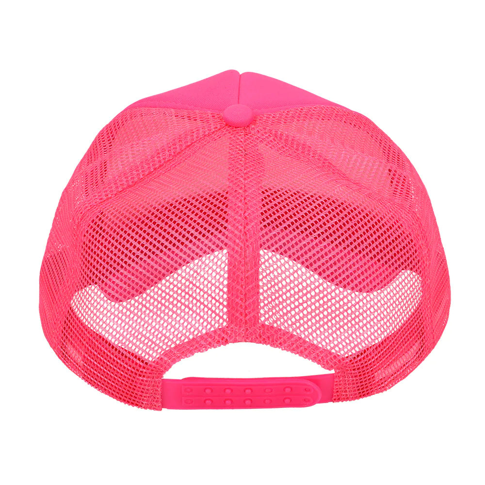 Mütze Team Bride UV – pinke Cap mit Aufdruck für Junggesellinnenabschied & Party 4