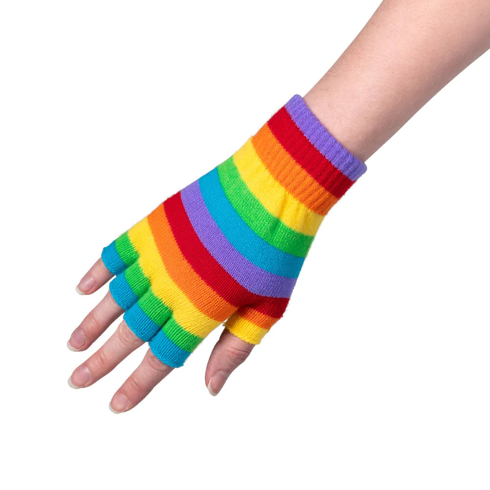 fingerlose handschuhe kaufen Regenbogen Handschuhe – Fingerlose Armstulpen für Party jetzt kaufen