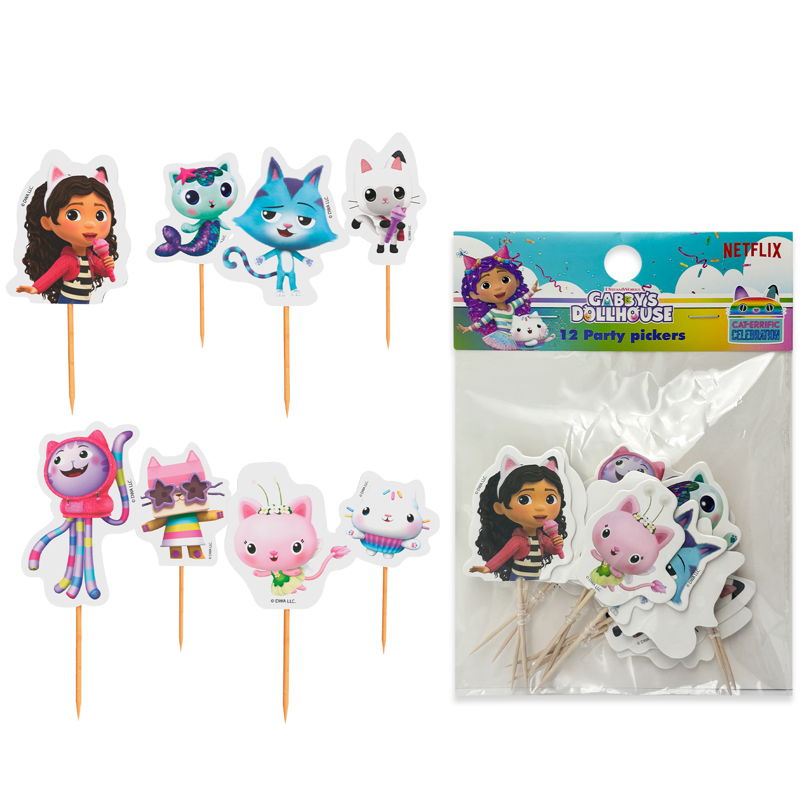 Gabby’s Dollhouse Party Picker 12 Stück