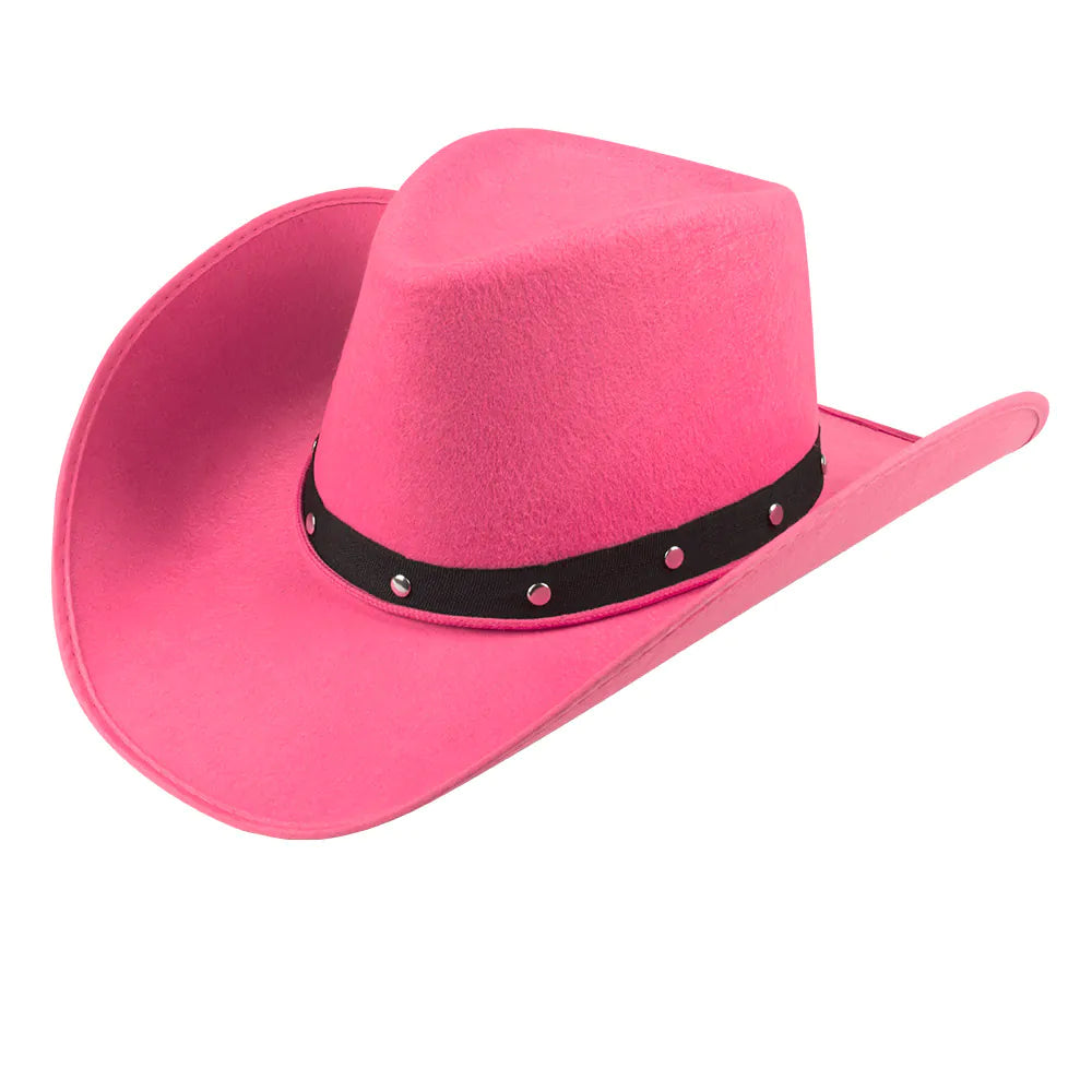 Cowboyhut Wichita Farbauswahl weiß oder pink Cowgirl-Hut für Damen Karneval 4