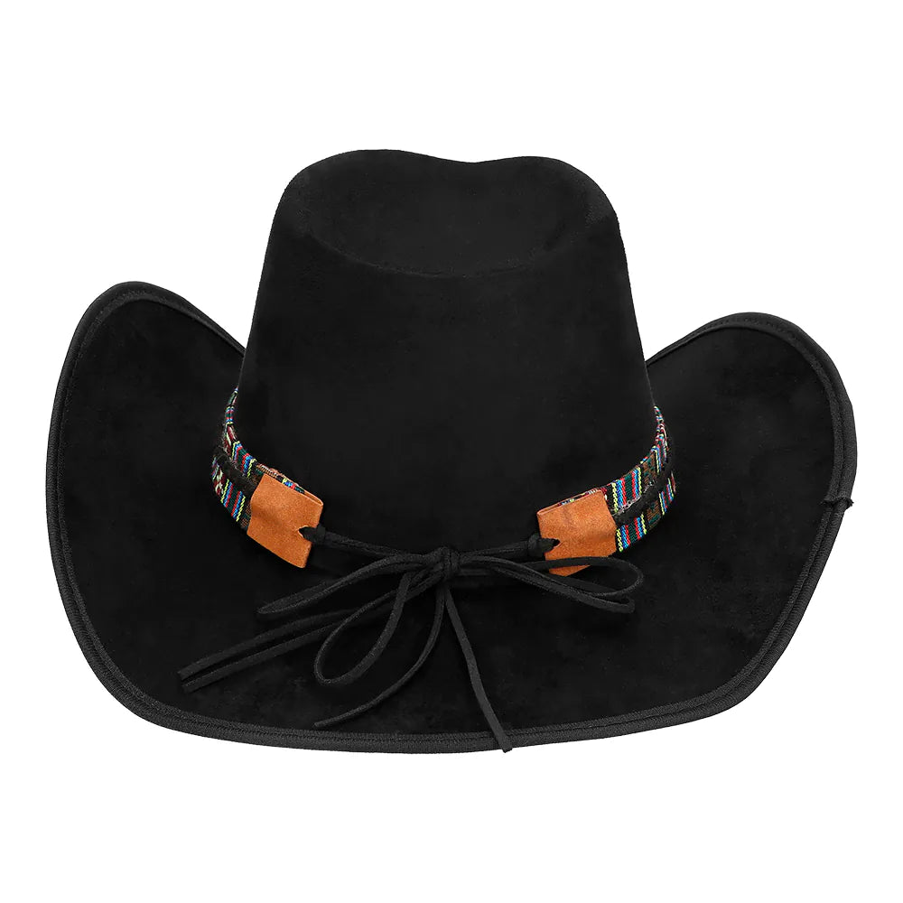 Cowboyhut Django Herren Westernhut in Wildlederlook Farbauswahl schwarz braun 6