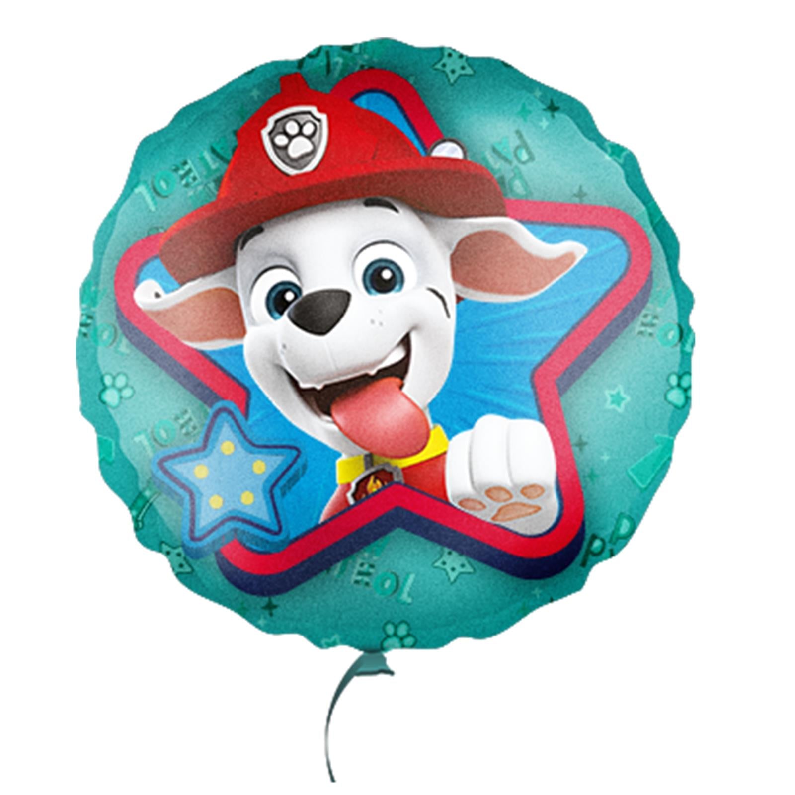 Paw Patrol Folienballon Marshall blau Ø45 cm rund