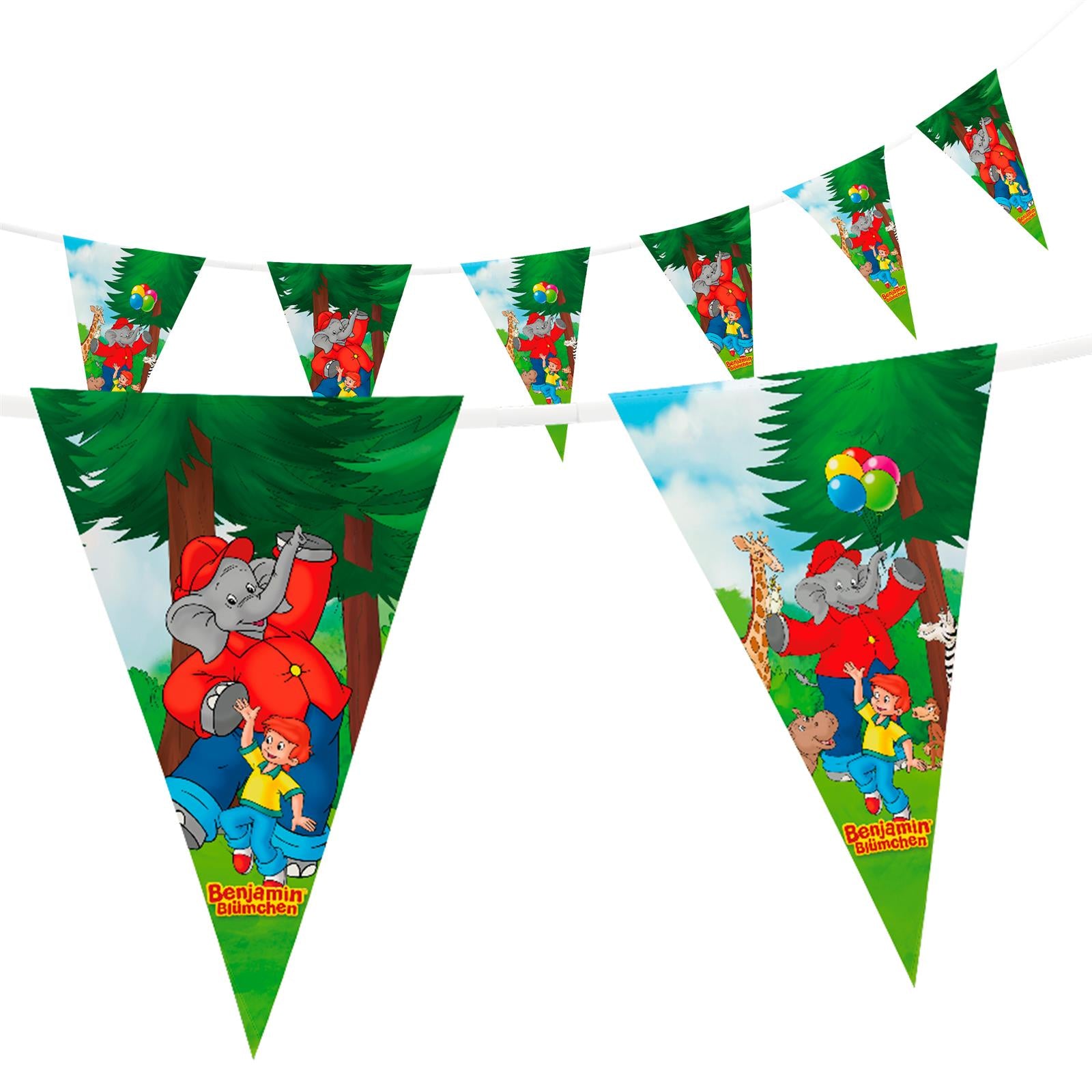 Benjamin Blümchen Wimpelkette 5 m