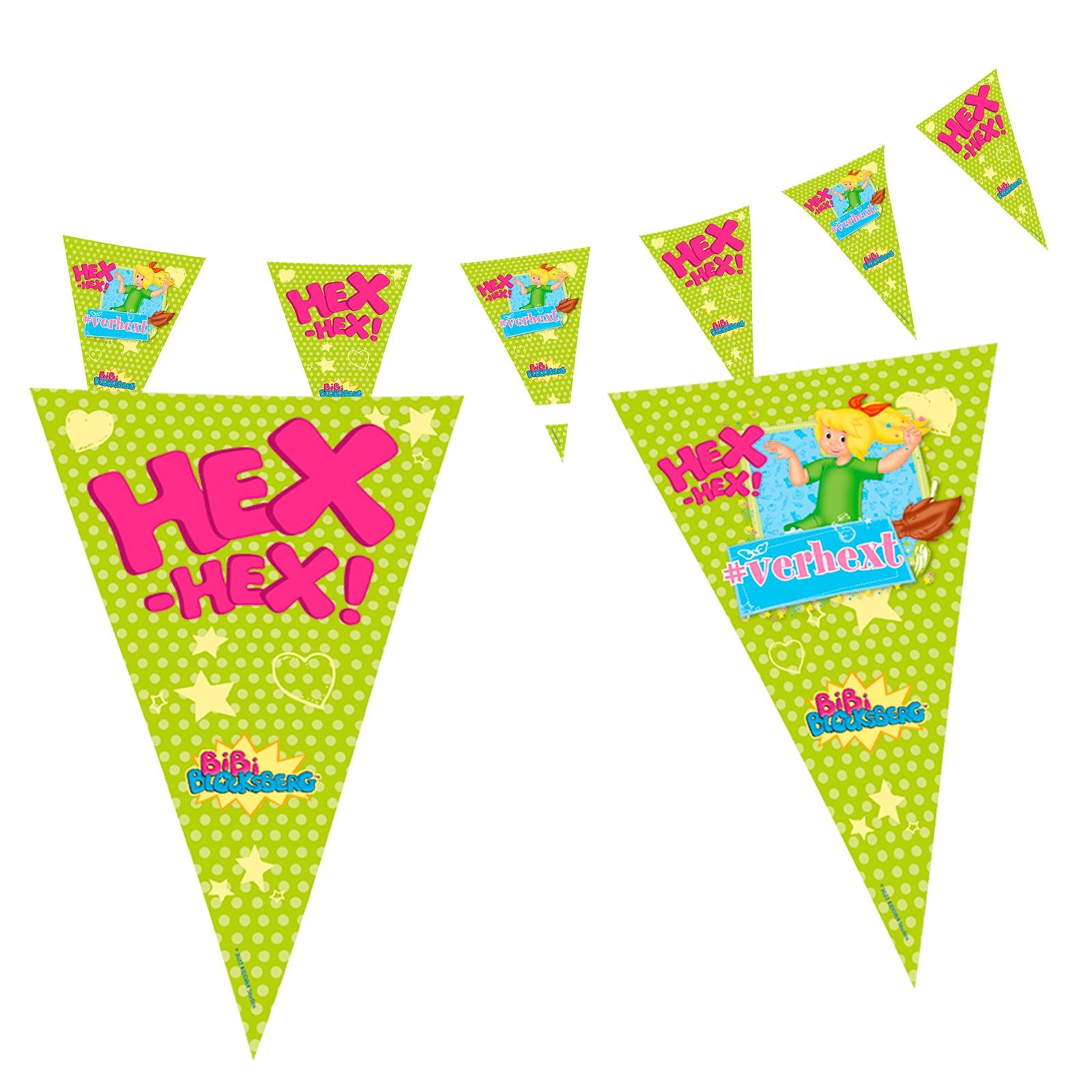 Bibi Blocksberg Wimpelkette 5 m