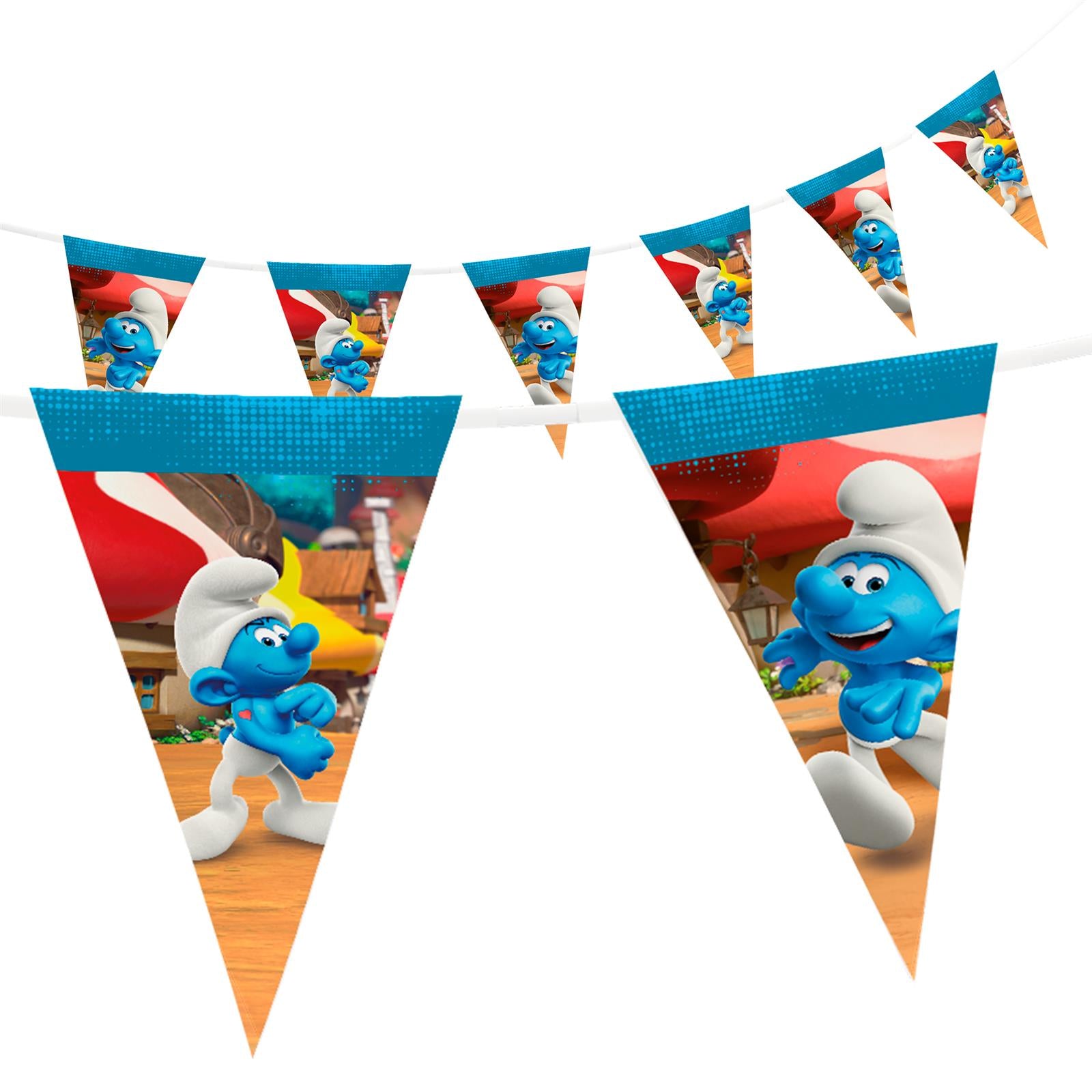 Die Schlümpfe Wimpelkette 5 m