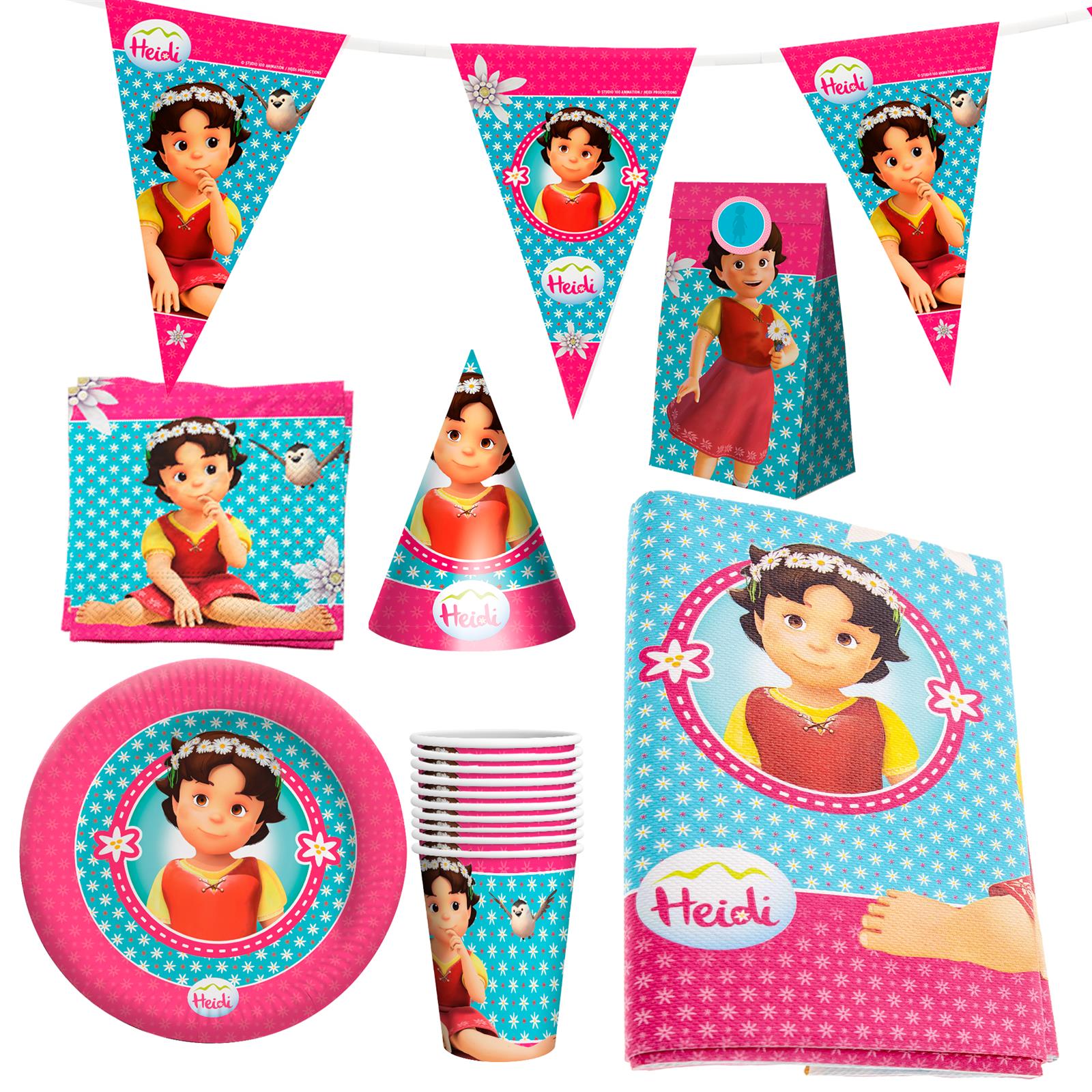 Heidi XXL-Set Partyzubehör Raum- und Tischdekoration 62-teilig
