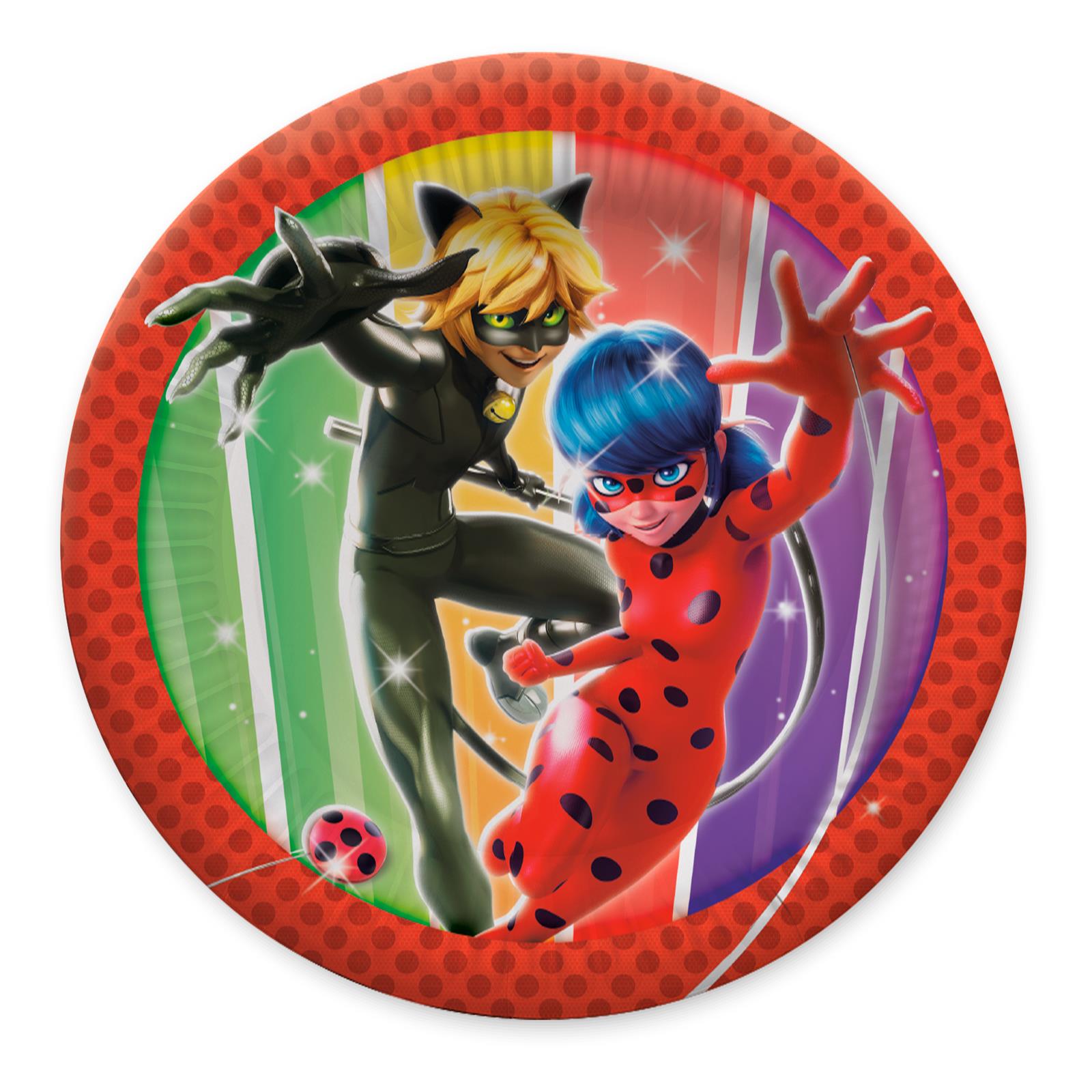 Miraculous Papp-Teller 23 cm 8 Stück