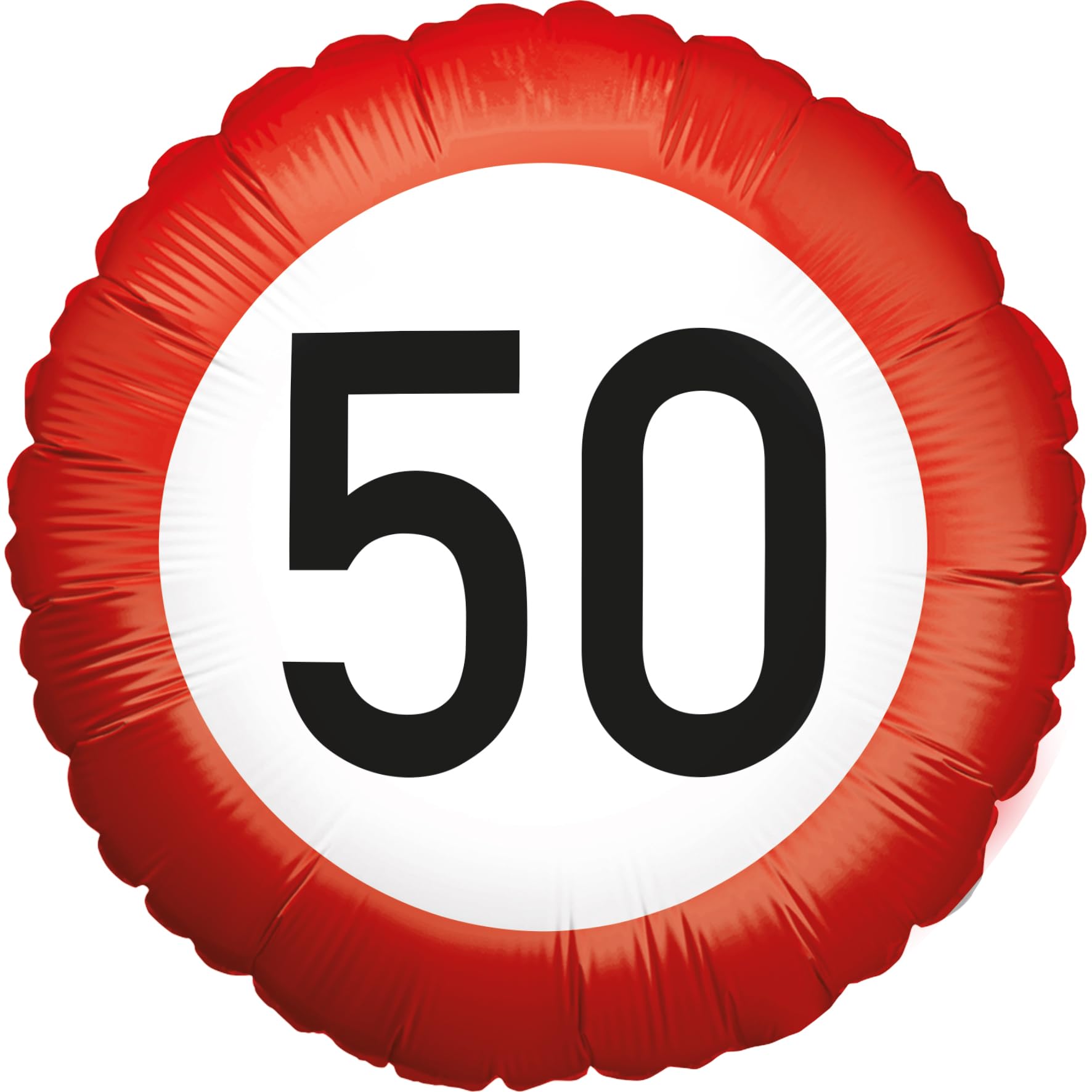 Folienballon Happy Birthday 50 Rund 45cm 2