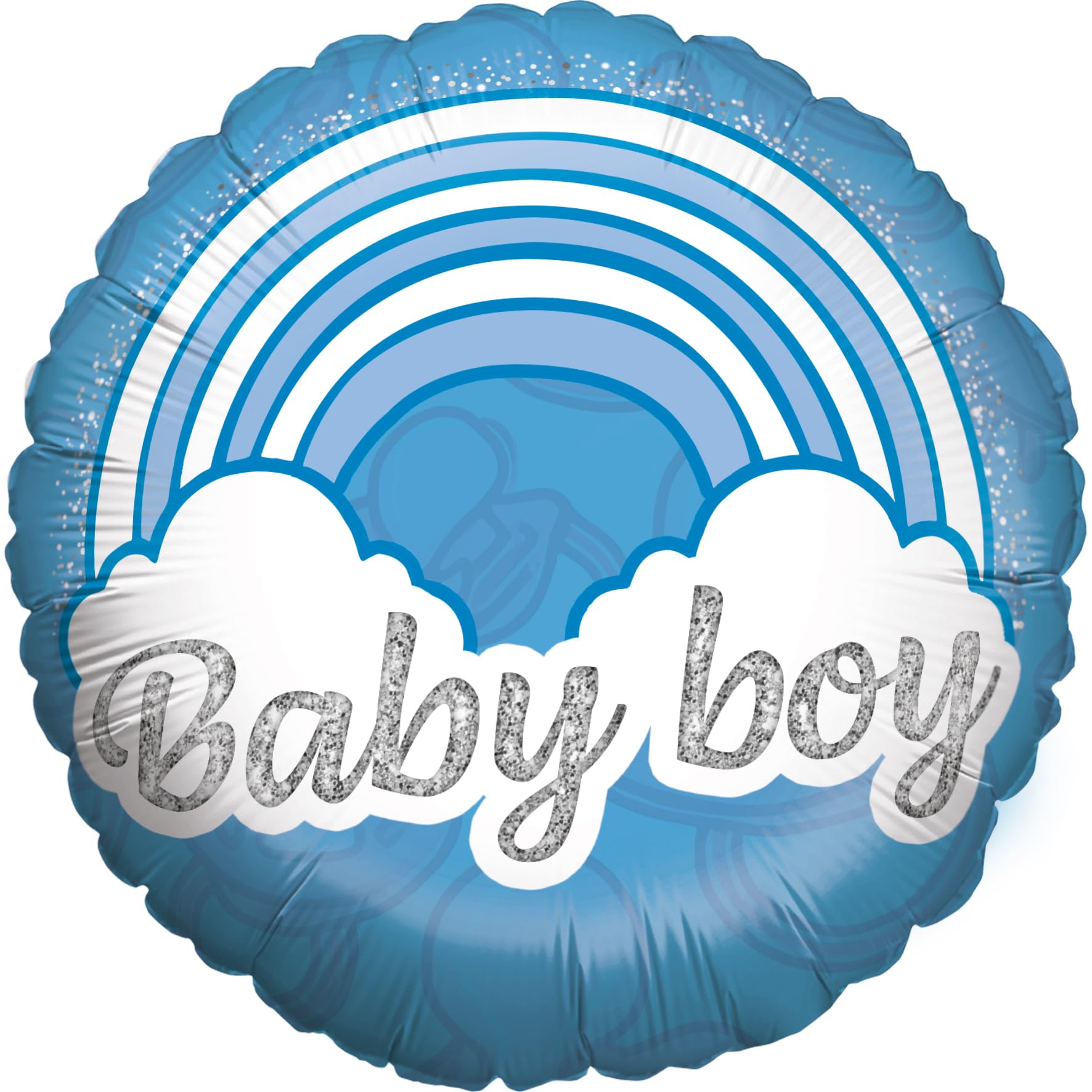 Folienballon Gender Reveal Baby Boy rund 45cm