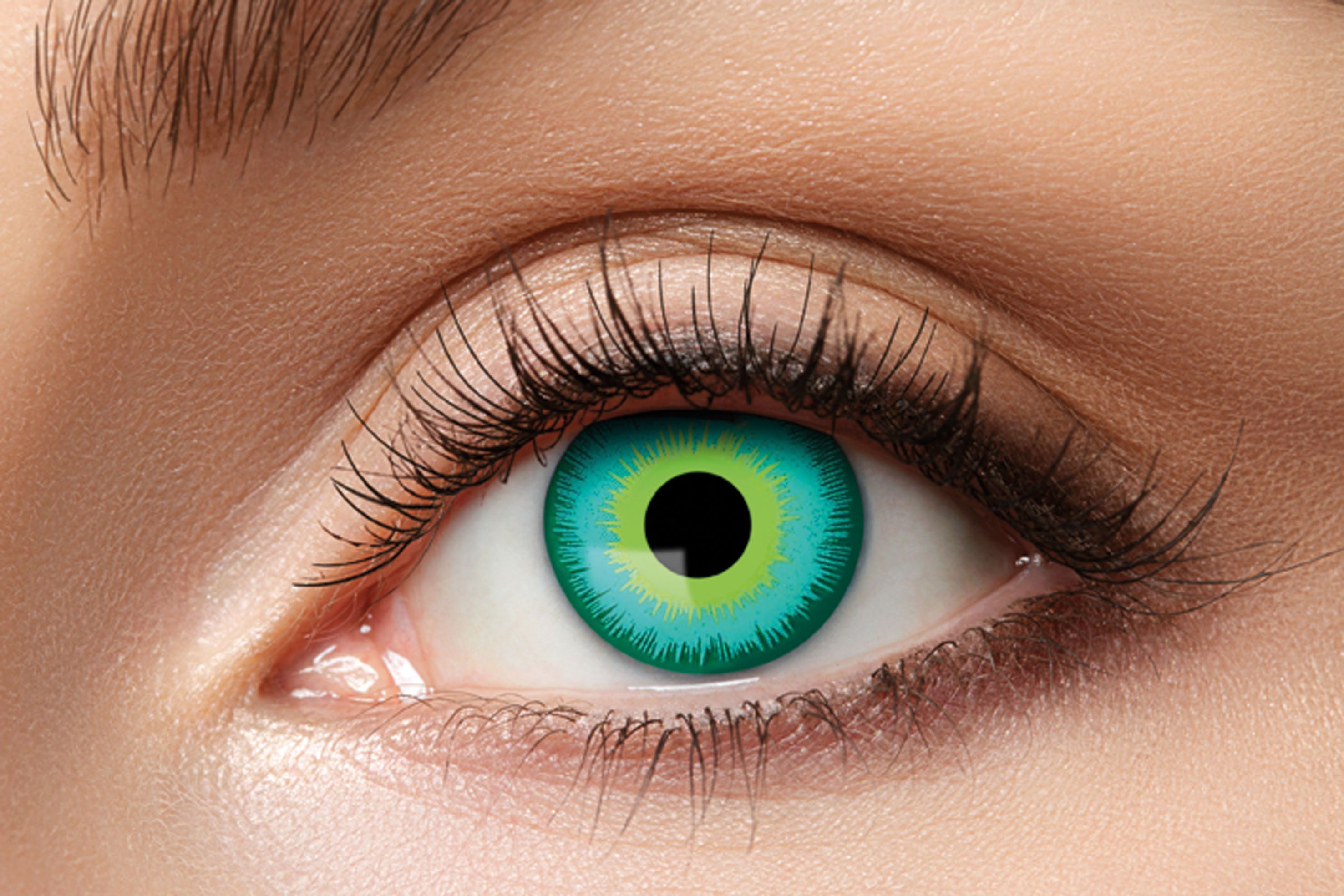 Zoelibat Eyecatcher 12 Monats-Kontaktlinsen Magic Green Eye