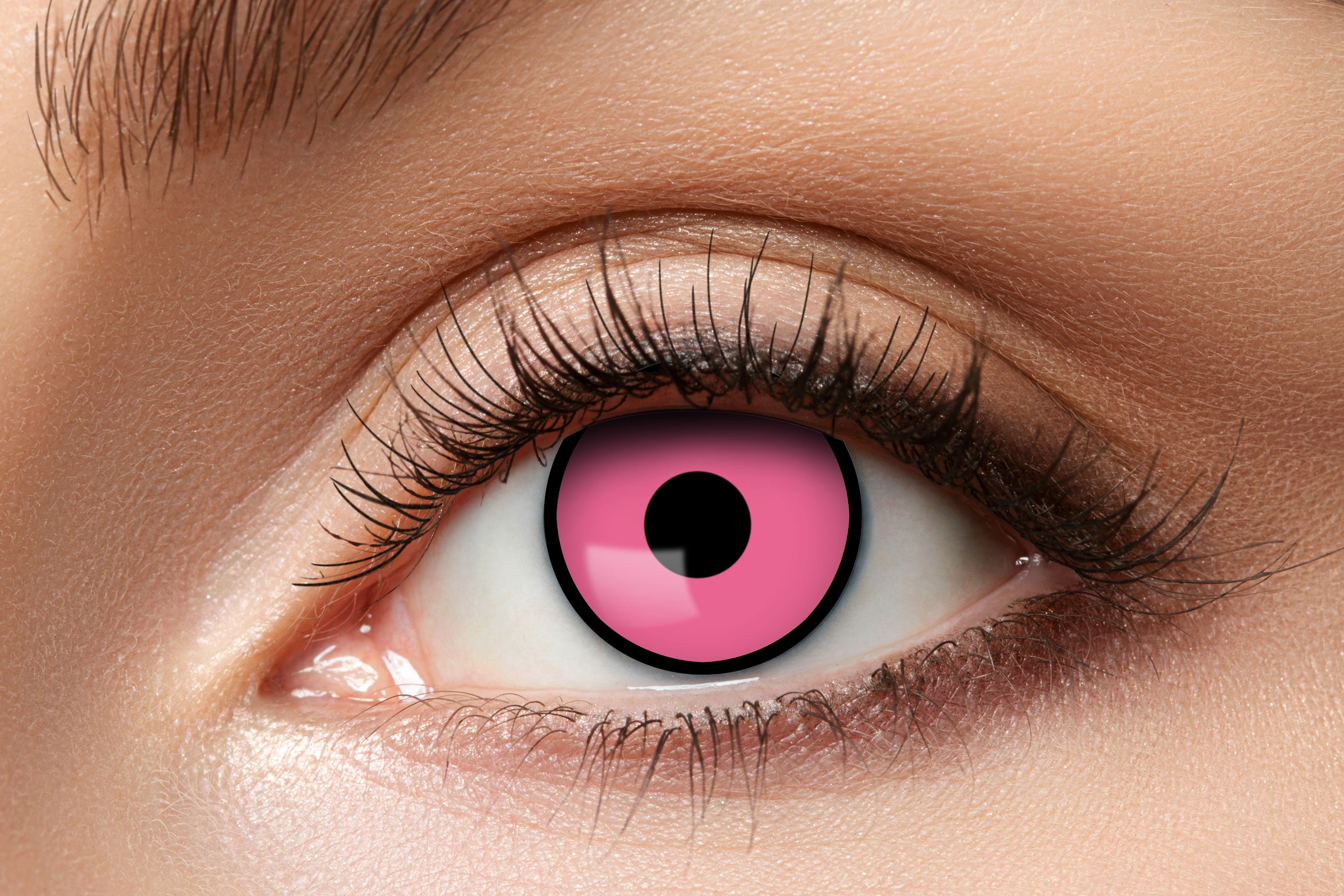 Zoelibat Eyecatcher Wochen-Kontaktlinsen Pink Manson