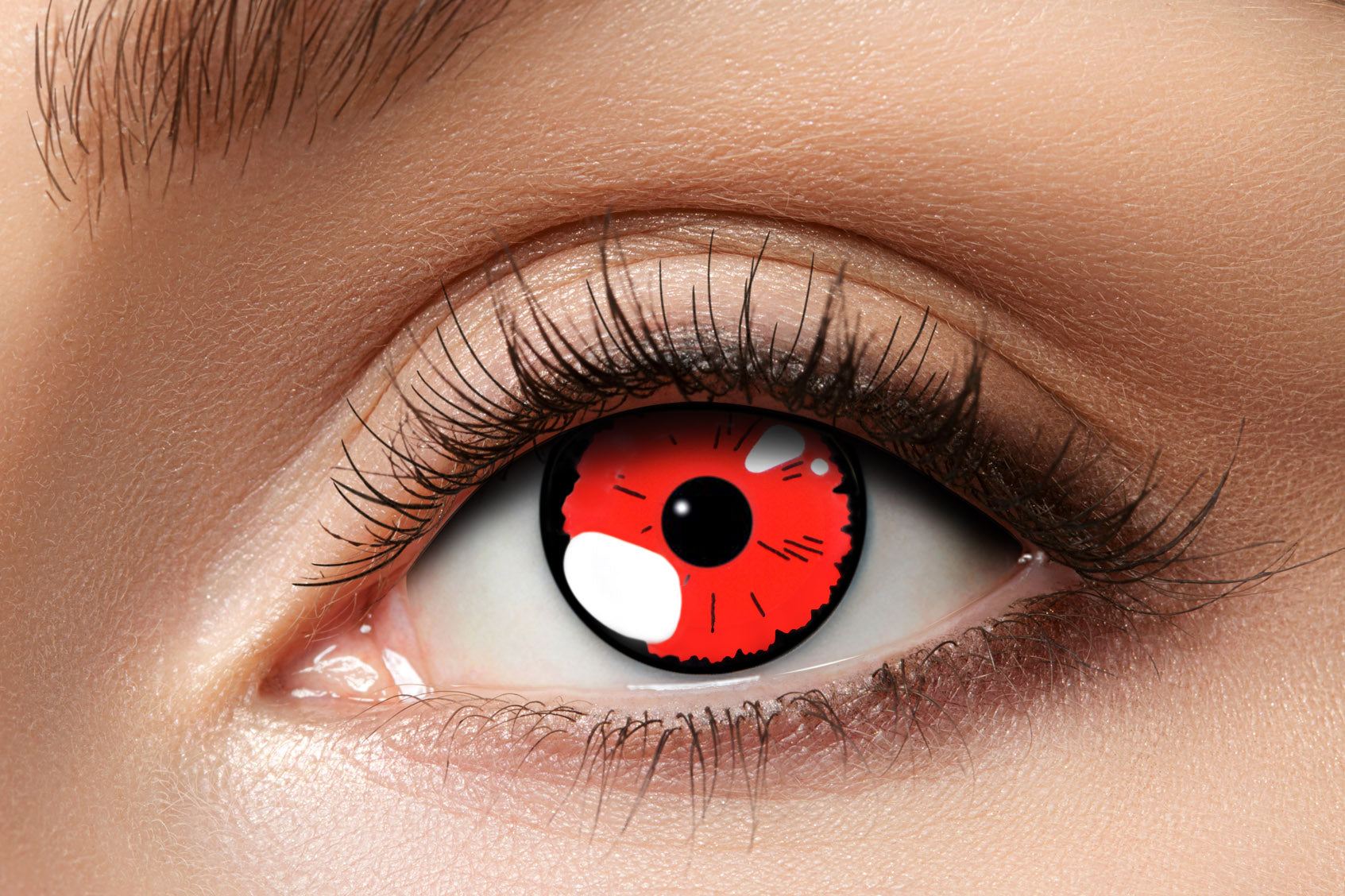 Zoelibat Eyecatcher 3 Monats-Kontaktlinsen Red Lobelia