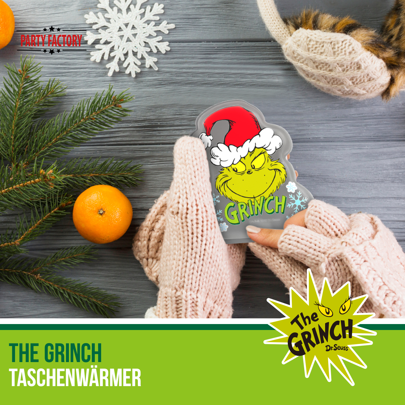 The Grinch Taschenwärmer Handwärmer für Winter Weihnachten und Geschenkideen 6