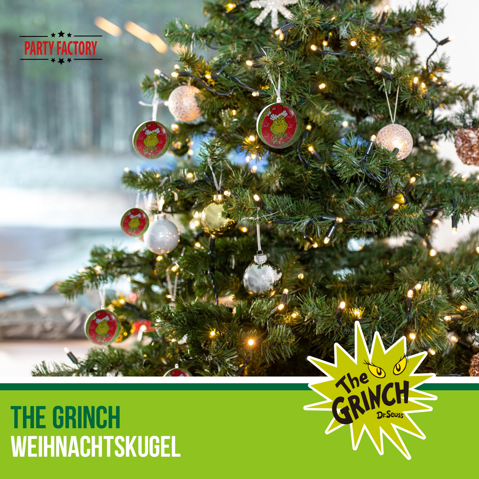 The Grinch Weihnachtskugel – festlicher Baumschmuck für Weihnachten 5