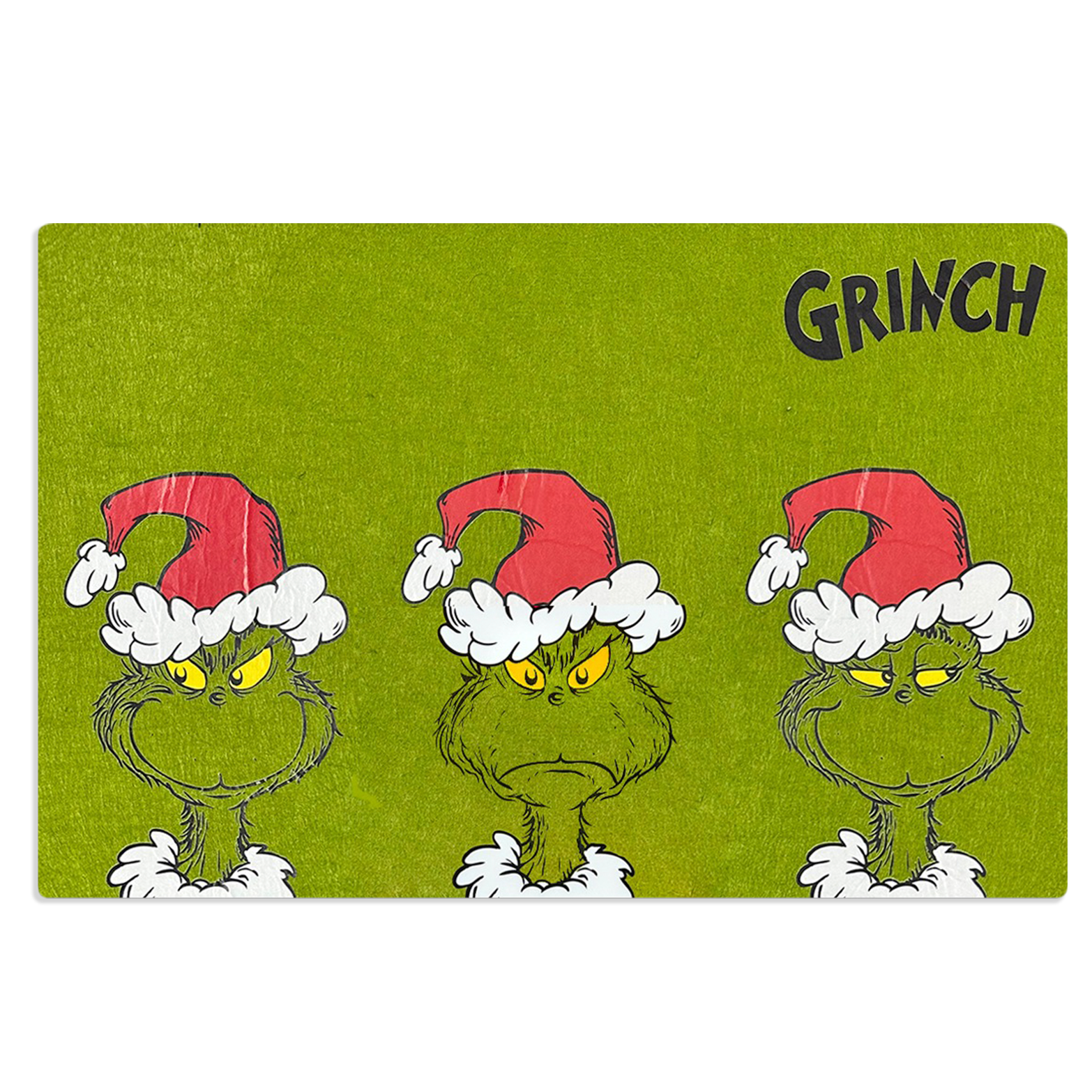 The Grinch Platzmatte Plastik 44x28,5 cm grün – Weihnachtsdeko für Esstisch 15