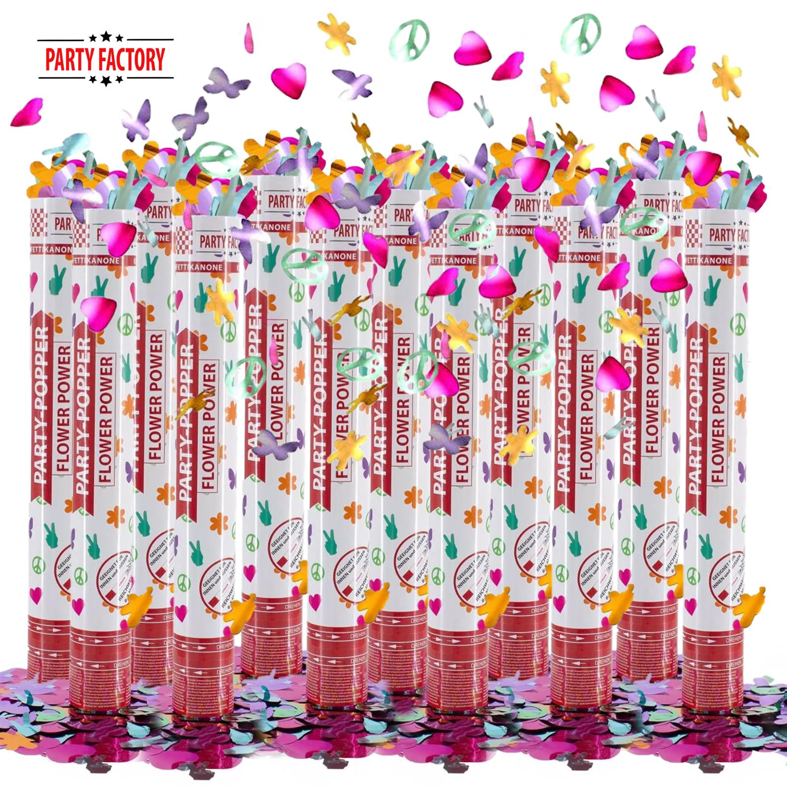 Party Popper 40 cm Flower Power 2