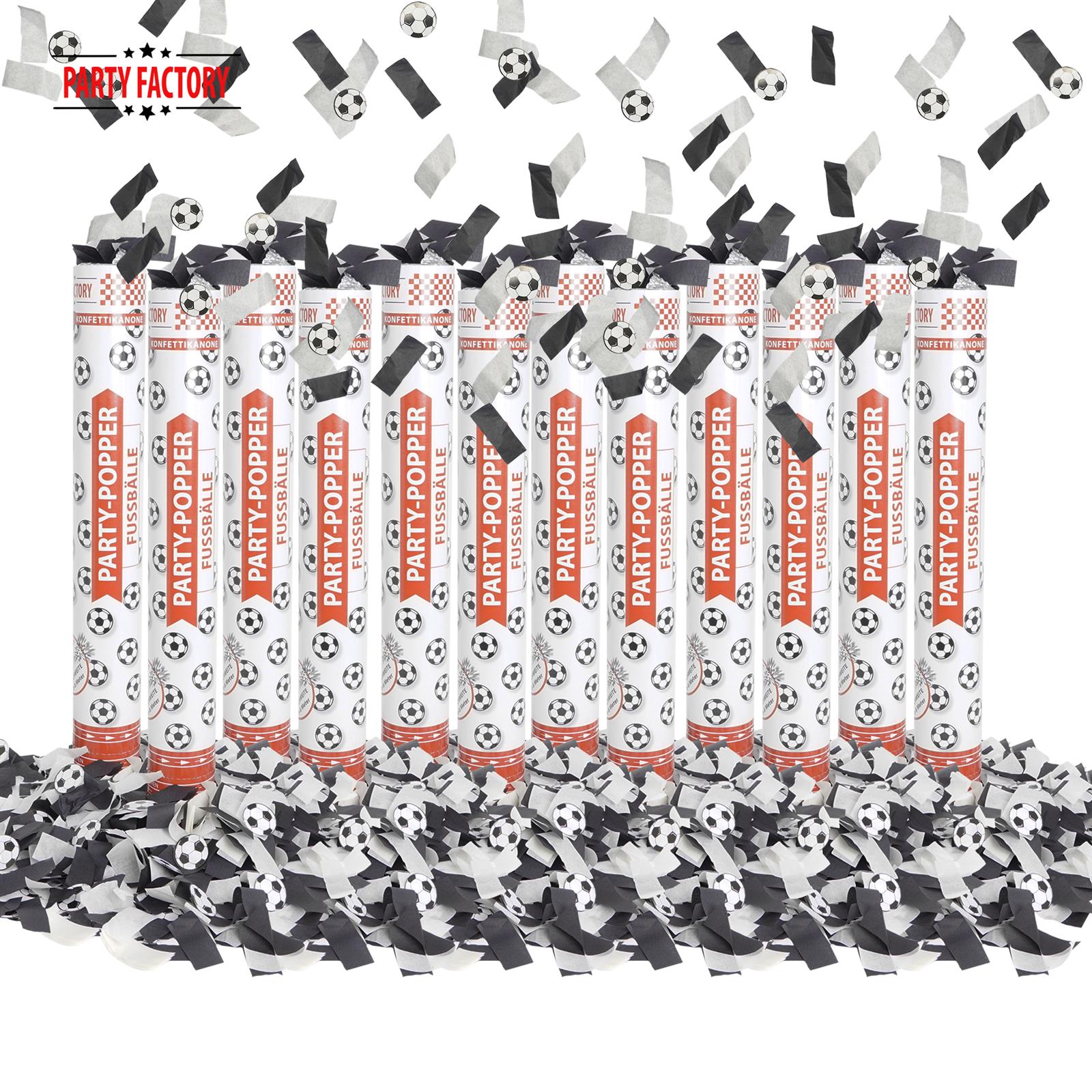 Party Popper 40 cm mit Fußball-Konfetti 3