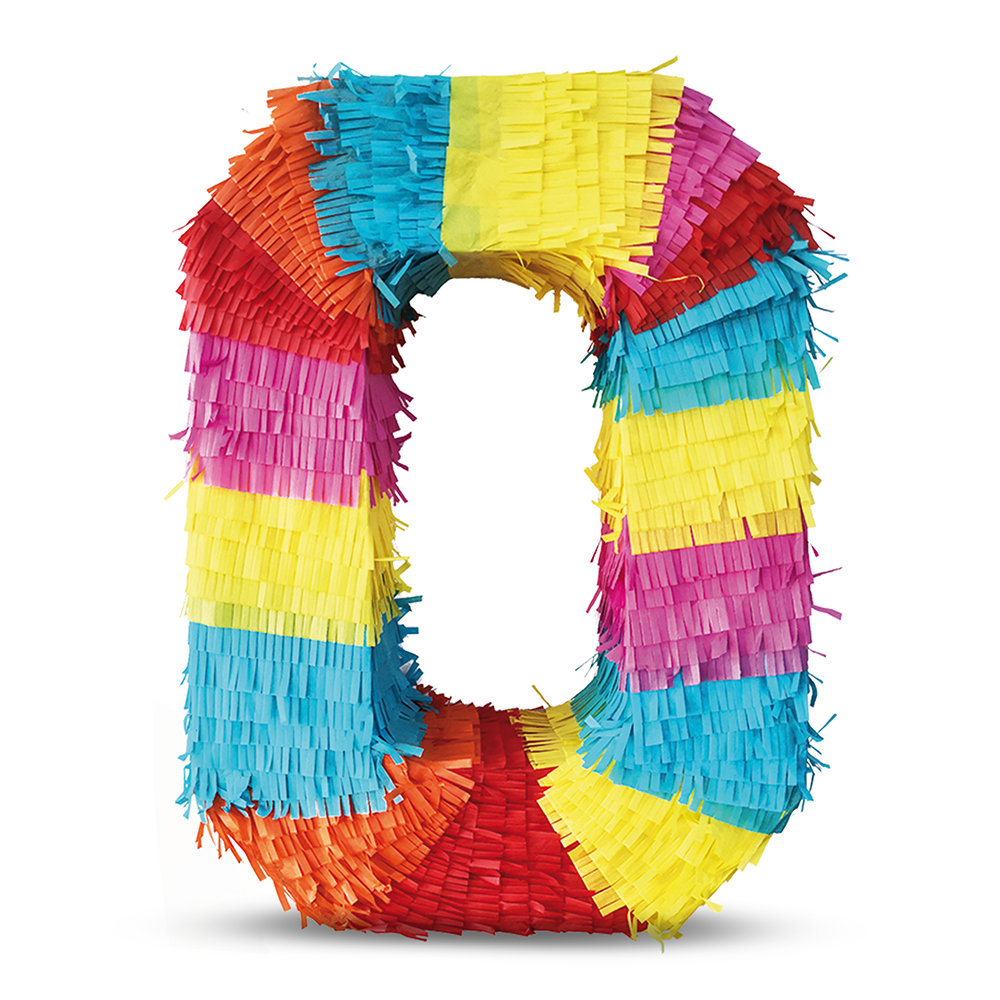 Piñata Zahl 0 8