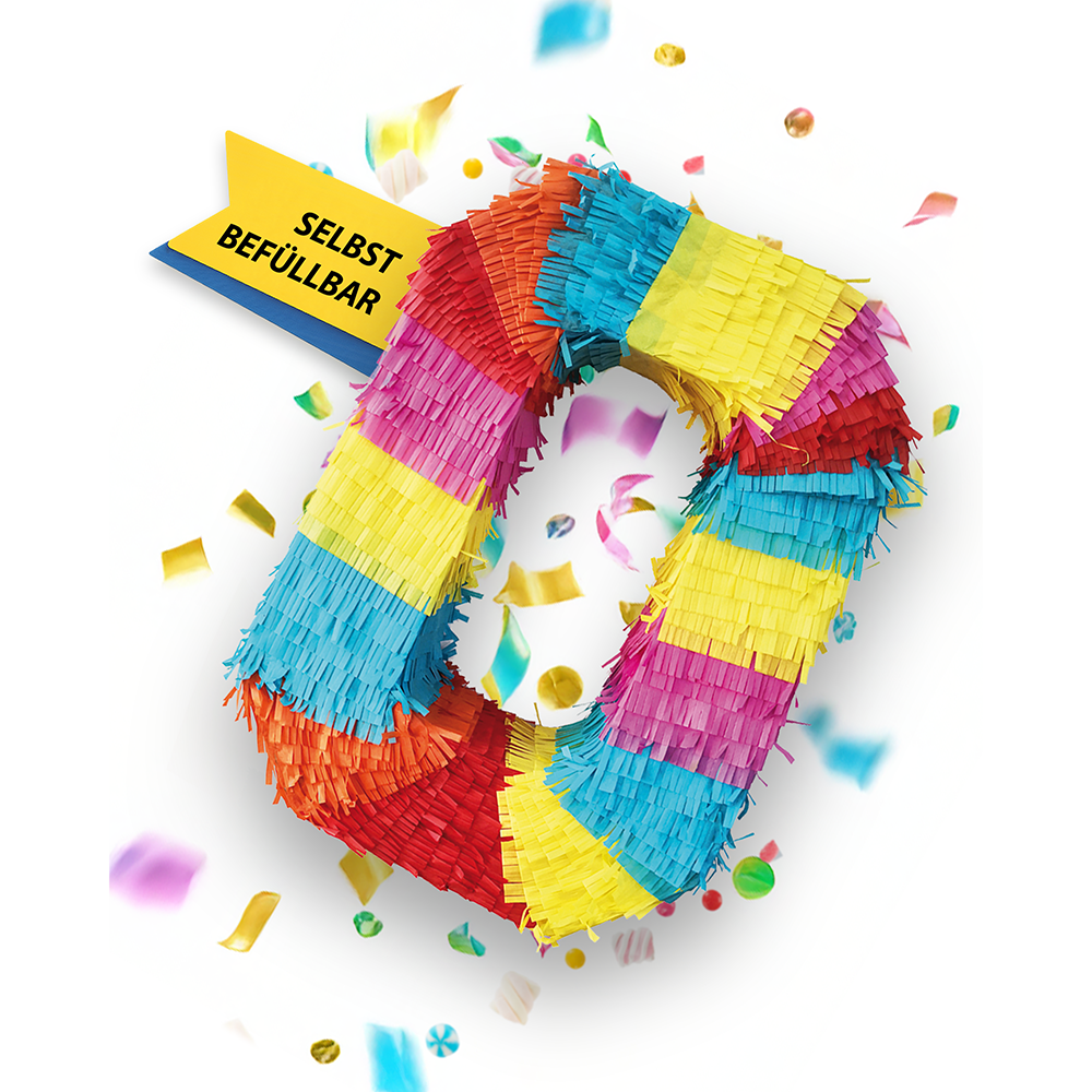 Piñata Zahl 0