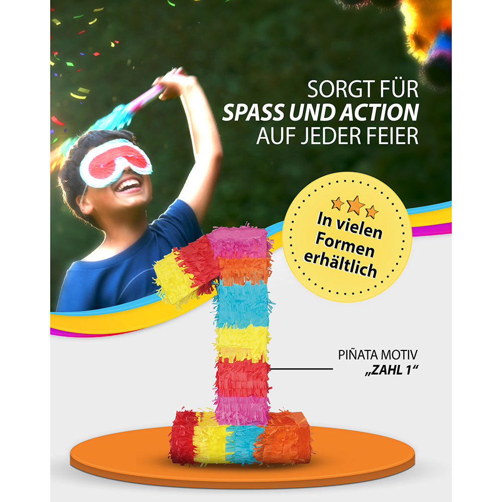 Piñata Zahl 1 4