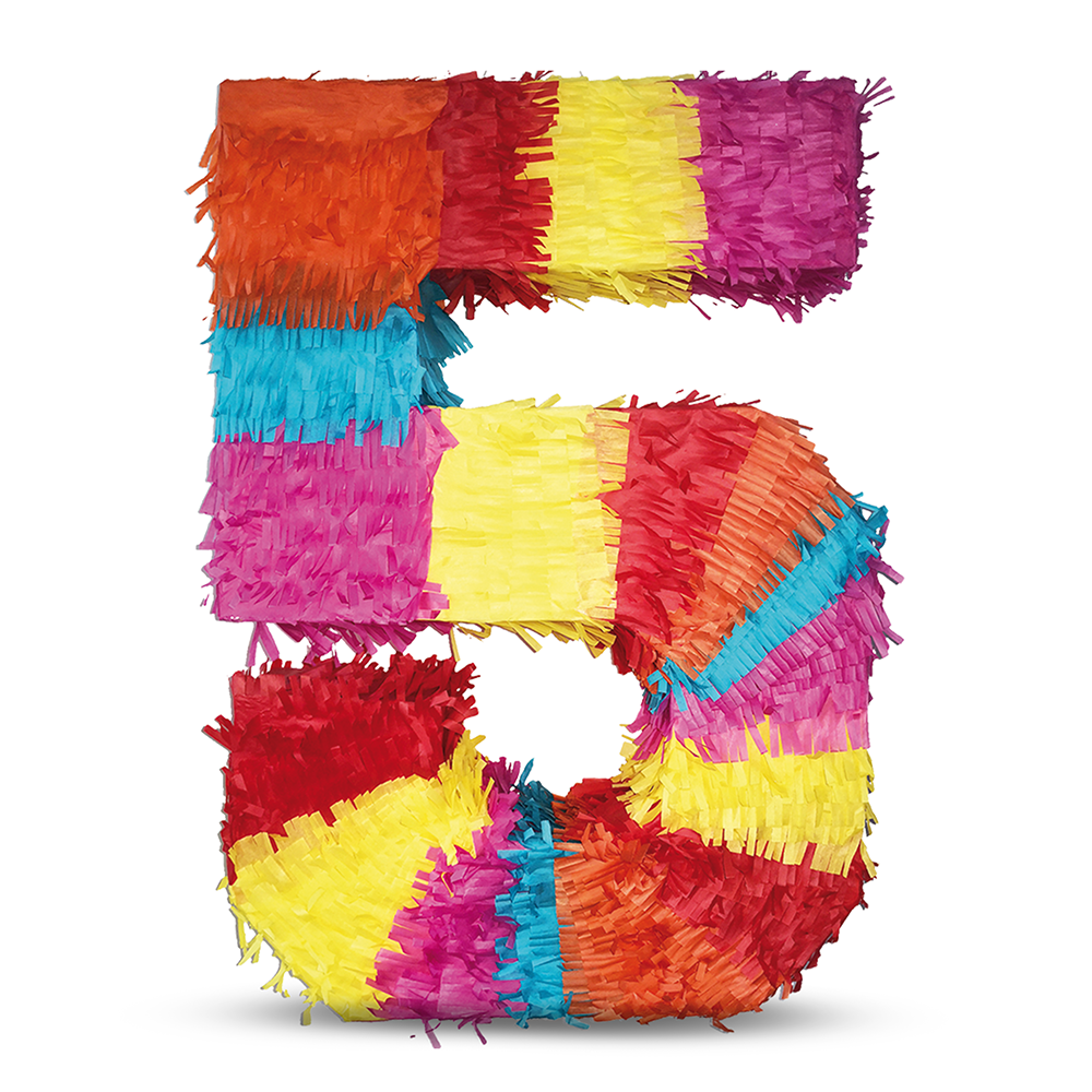 Piñata Zahl 5 8
