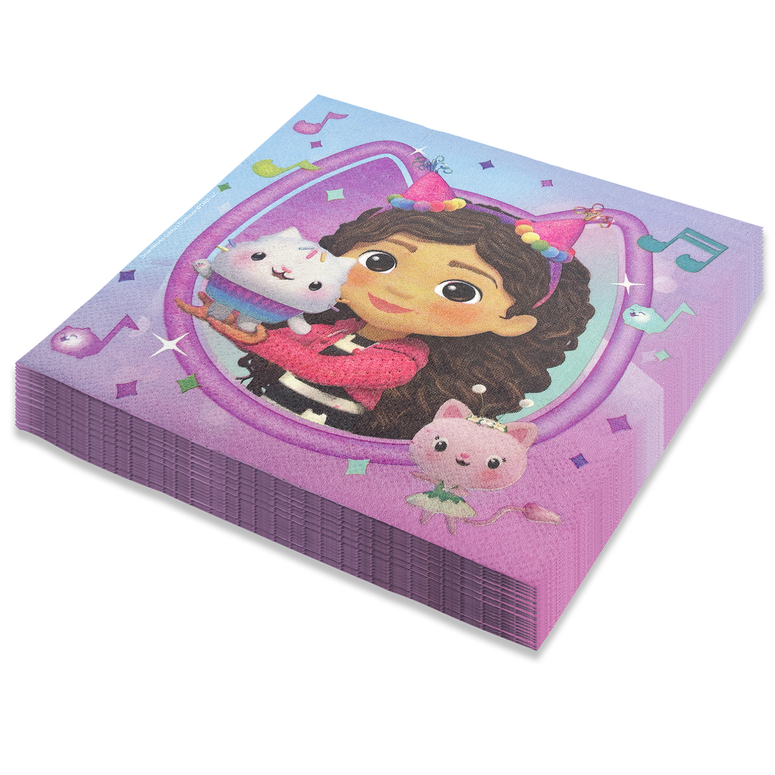 Gabby’s Dollhouse Servietten 20 Stück – 3-lagig Party Deko für Kindergeburtstag