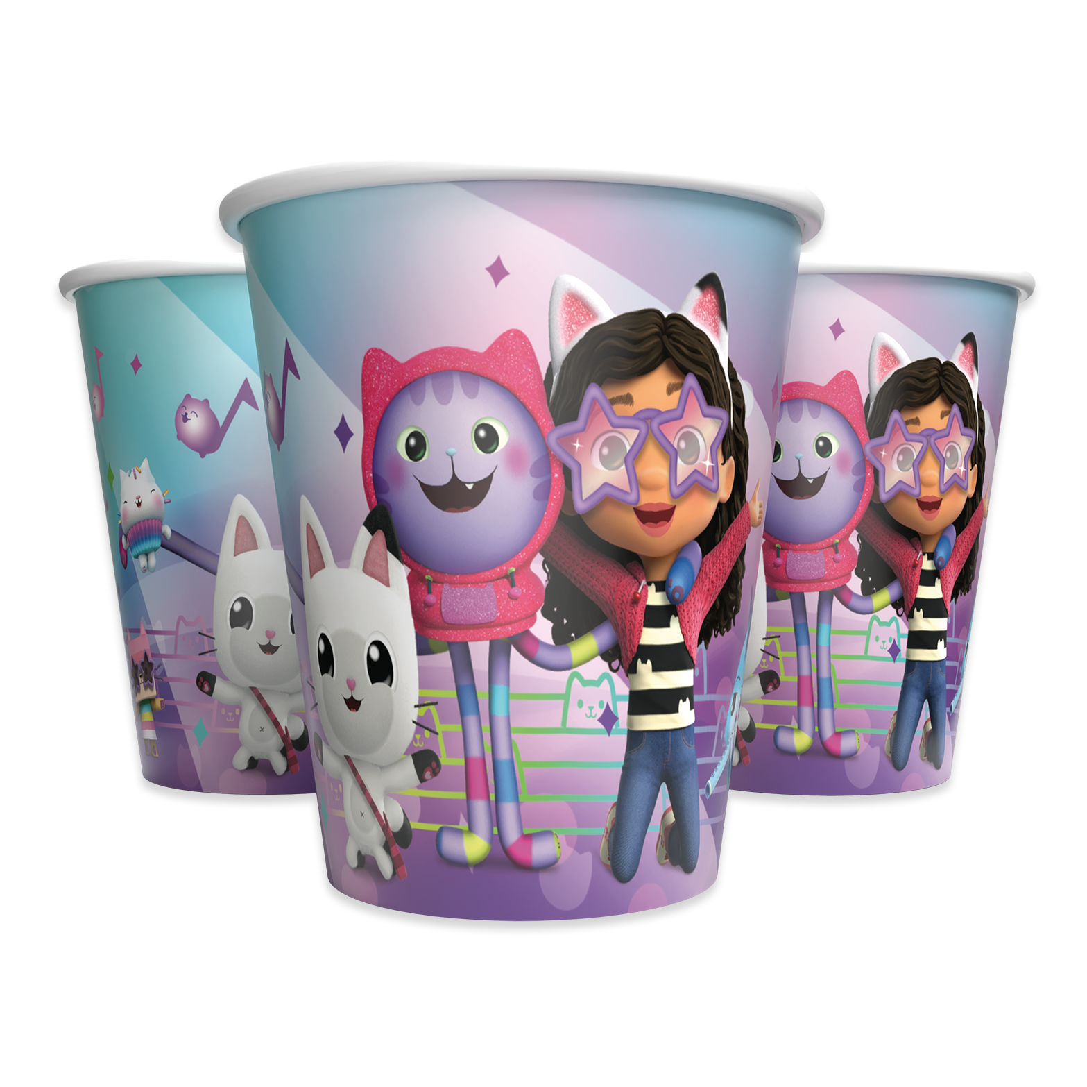 Gabby’s Dollhouse Pappbecher 8 Stück – Party Becher für Kindergeburtstag