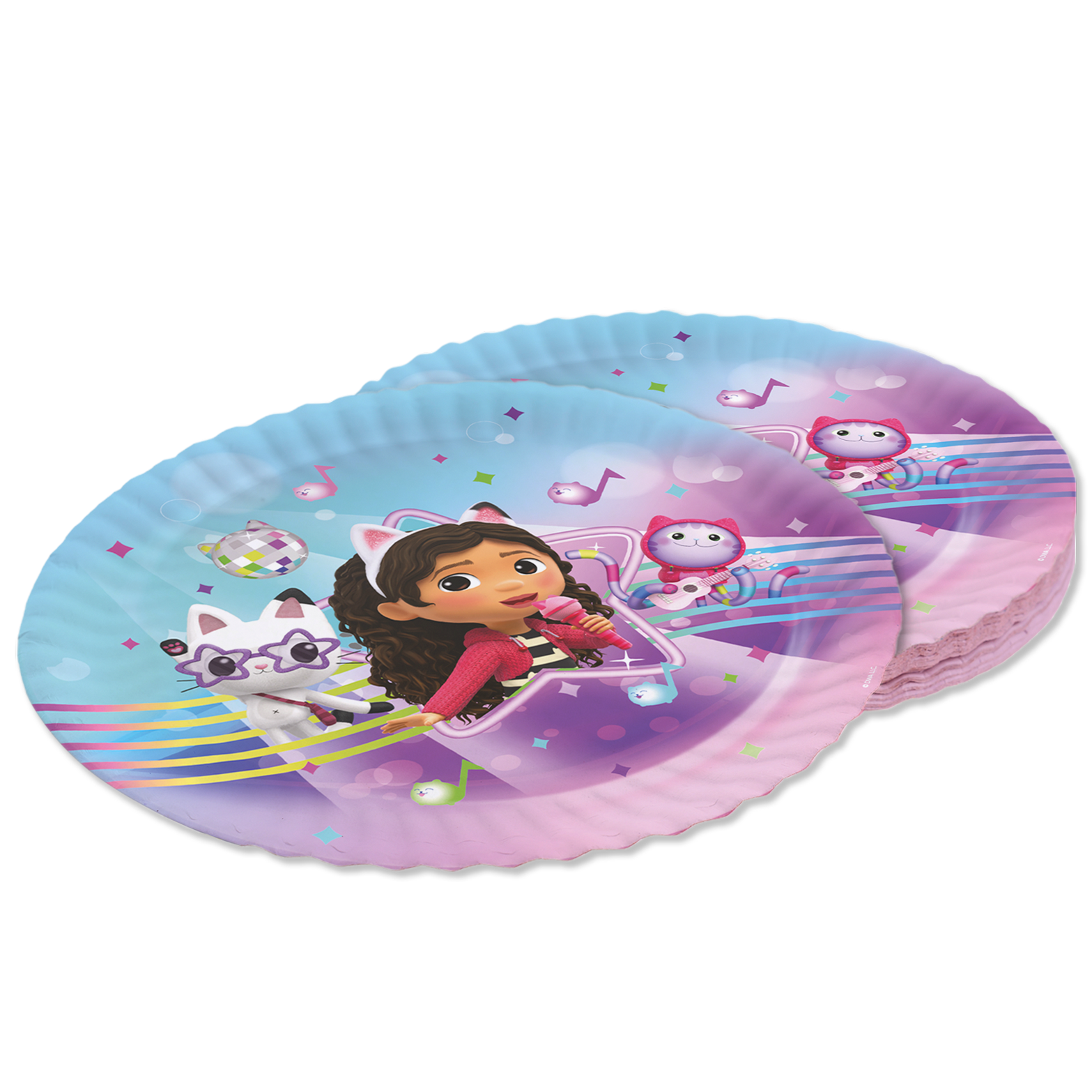 Gabby’s Dollhouse Pappteller 8 Stück – Party Teller für Kindergeburtstag