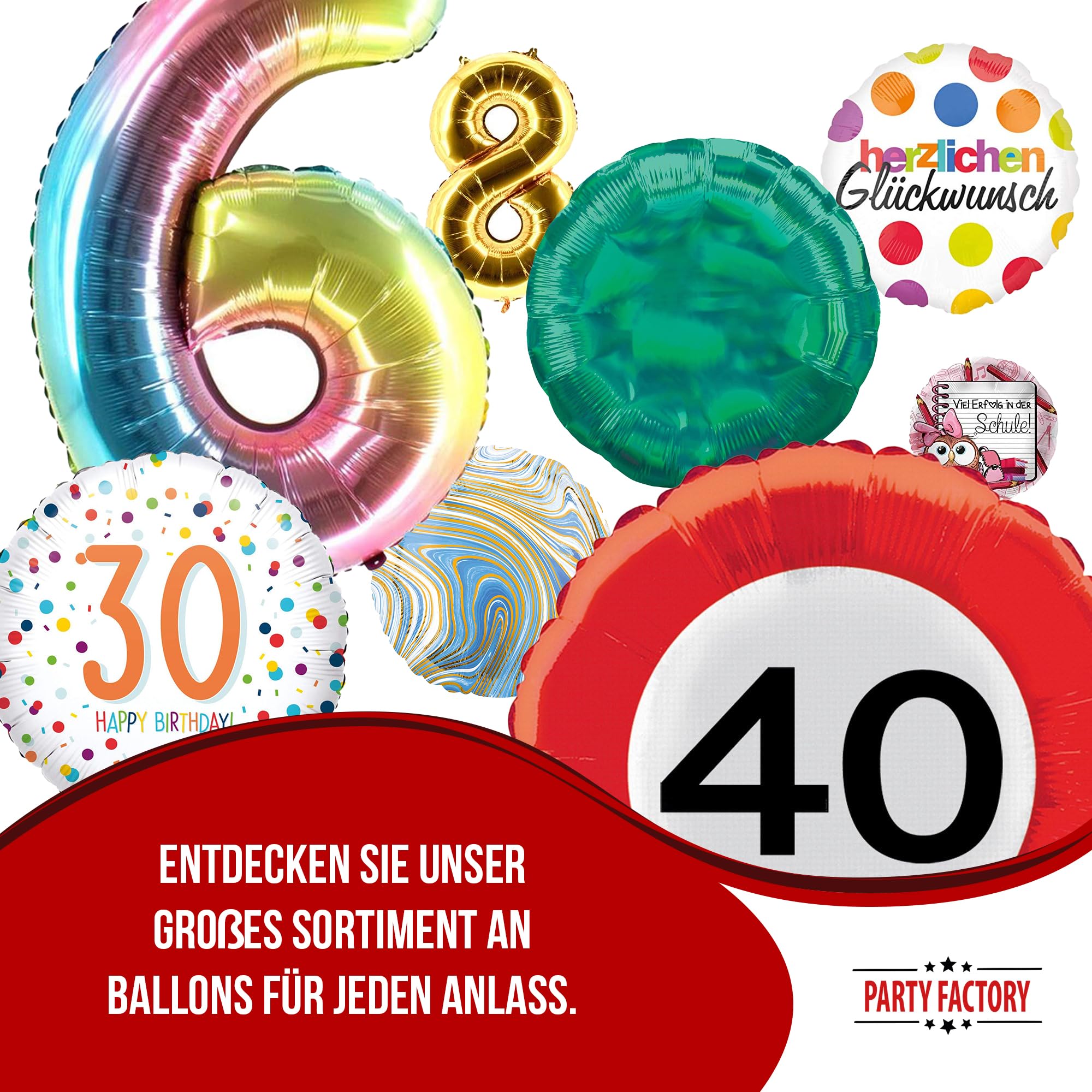 Folienballon Fußball Realistisch Rund 45cm Motiv 1 7