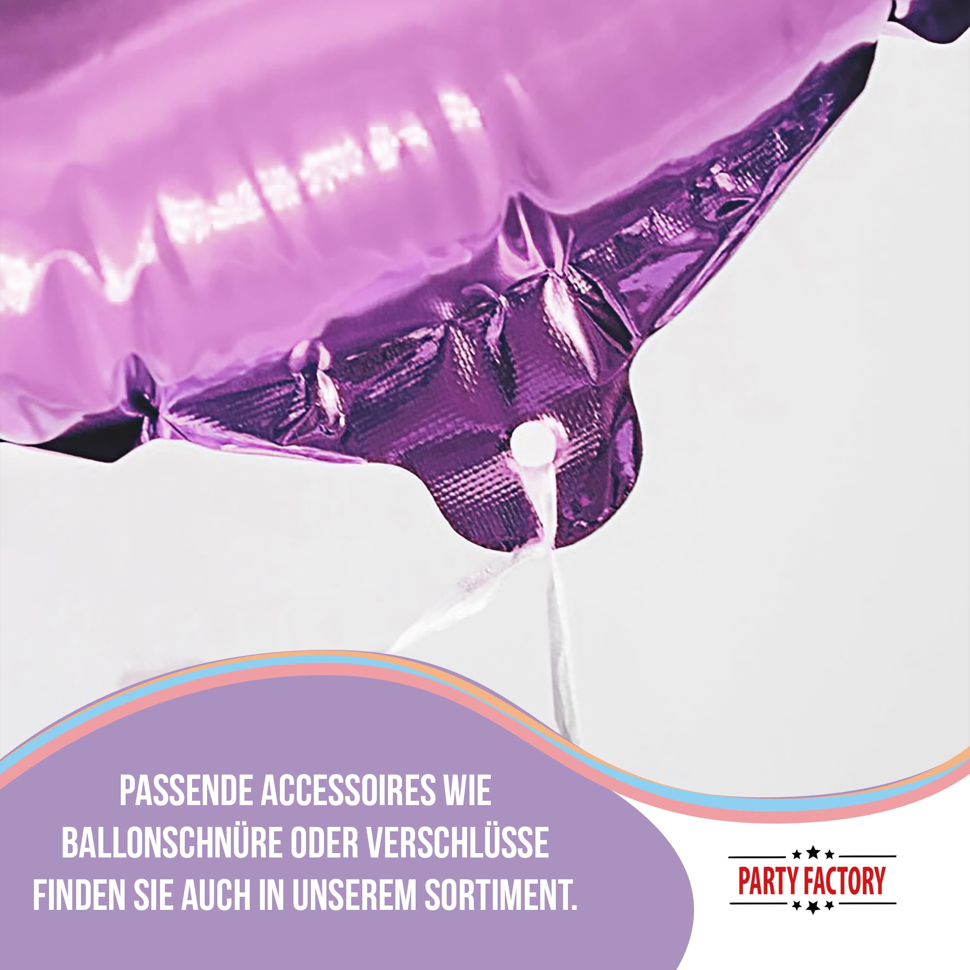 Folienballon Happy Birthday Watercolor Herz 45cm 6