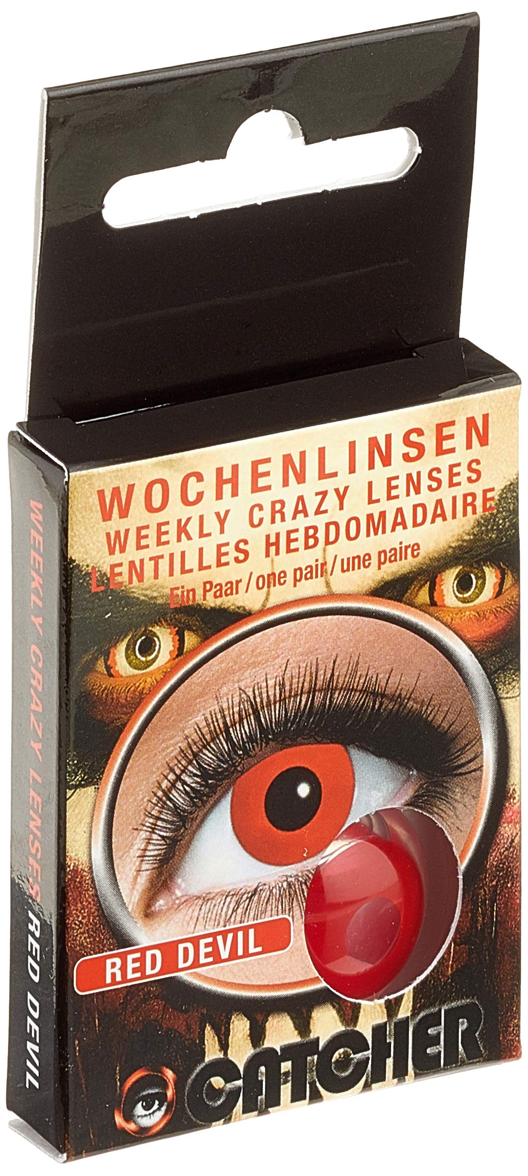 Zoelibat Eyecatcher Wochen-Kontaktlinsen Red Devil 8
