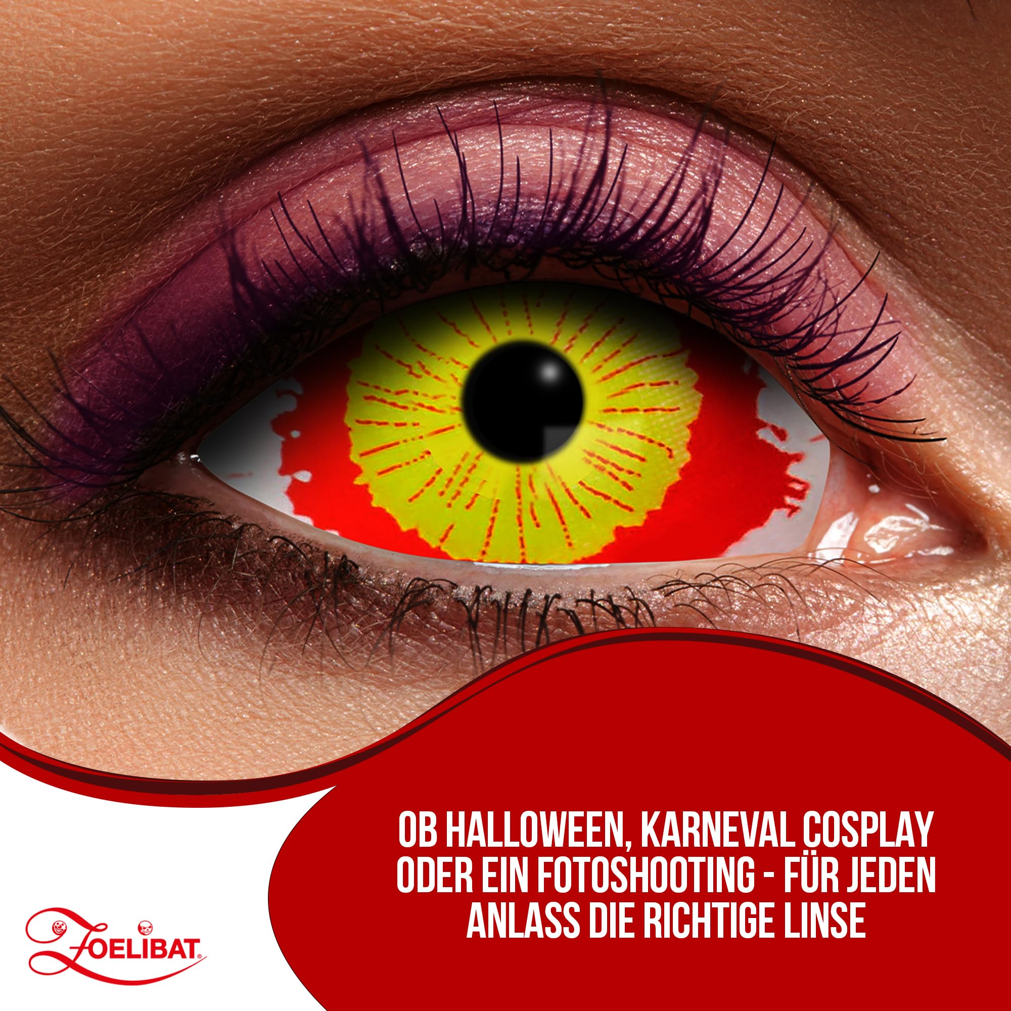 Zoelibat Eyecatcher Sclera 6 Monats-Kontaktlinsen Damaged Eye 7
