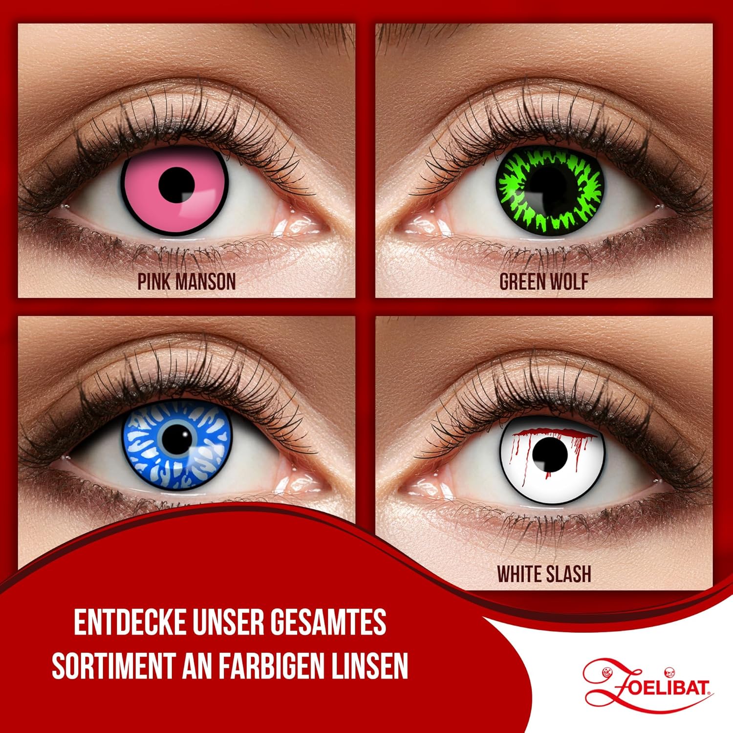 Zoelibat Eyecatcher 12 Monats-Kontaktlinsen Blue Veins 7