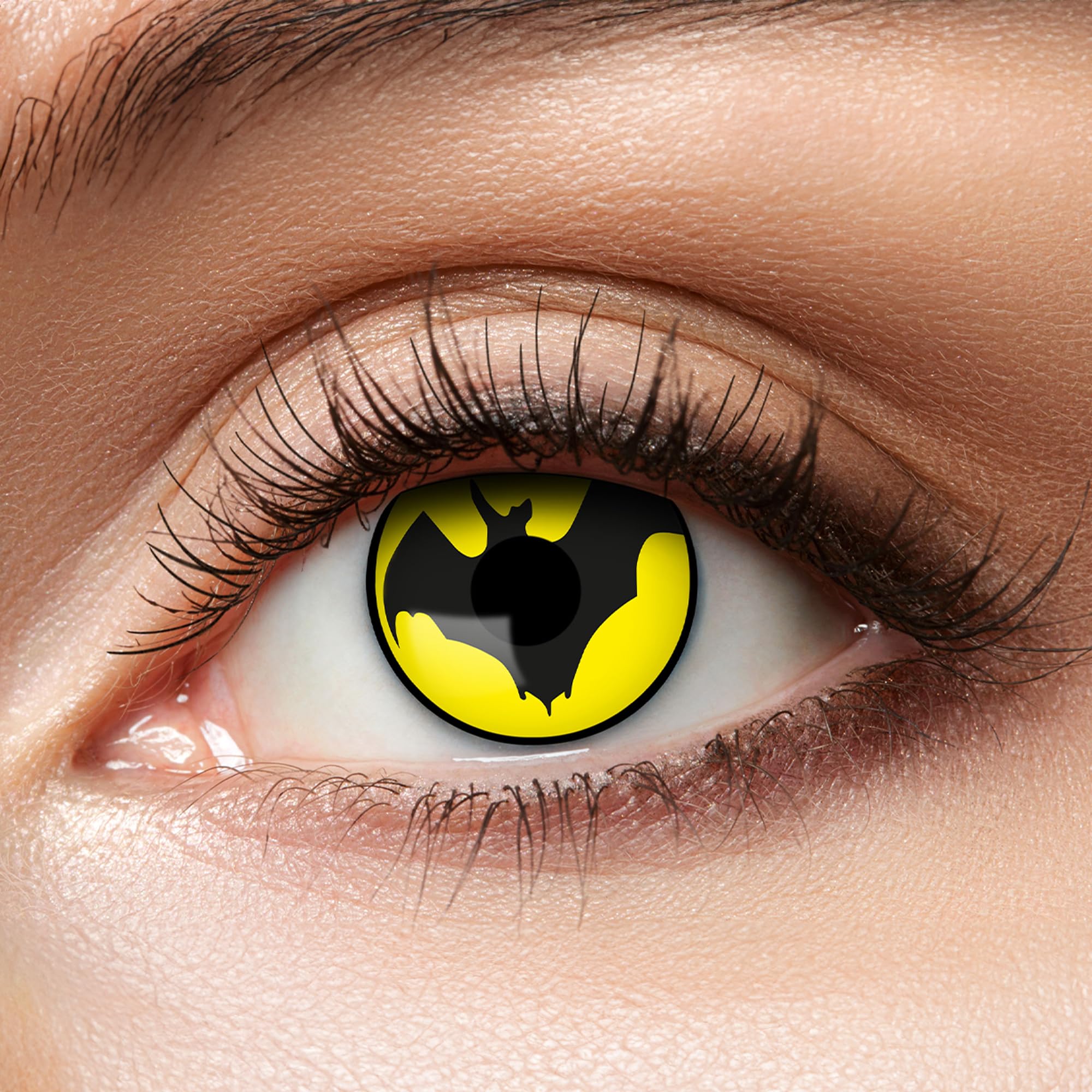 Zoelibat Eyecatcher 12 Monats-Kontaktlinsen Yellow Bat
