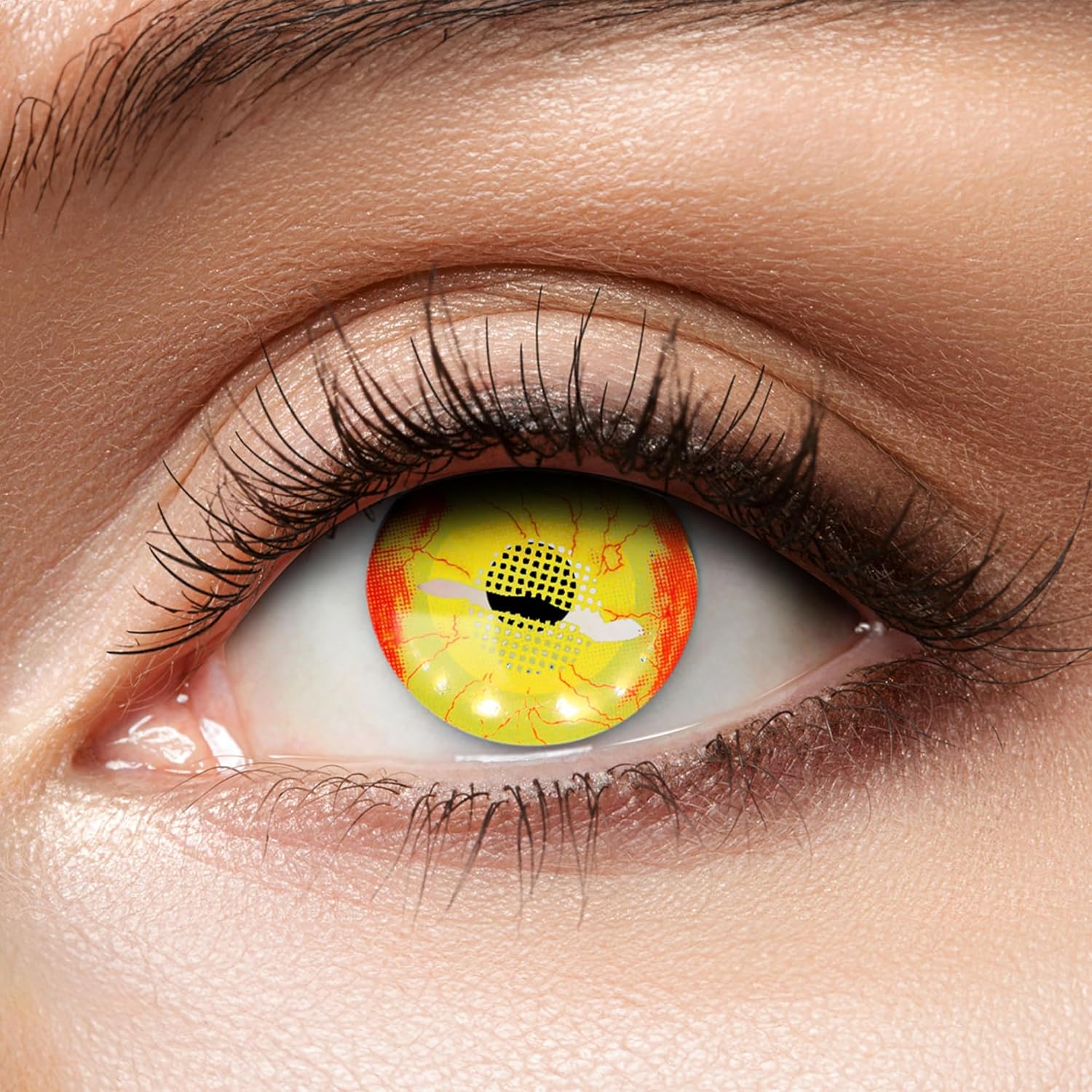 Zoelibat Eyecatcher 12 Monats-Kontaktlinsen Fireball