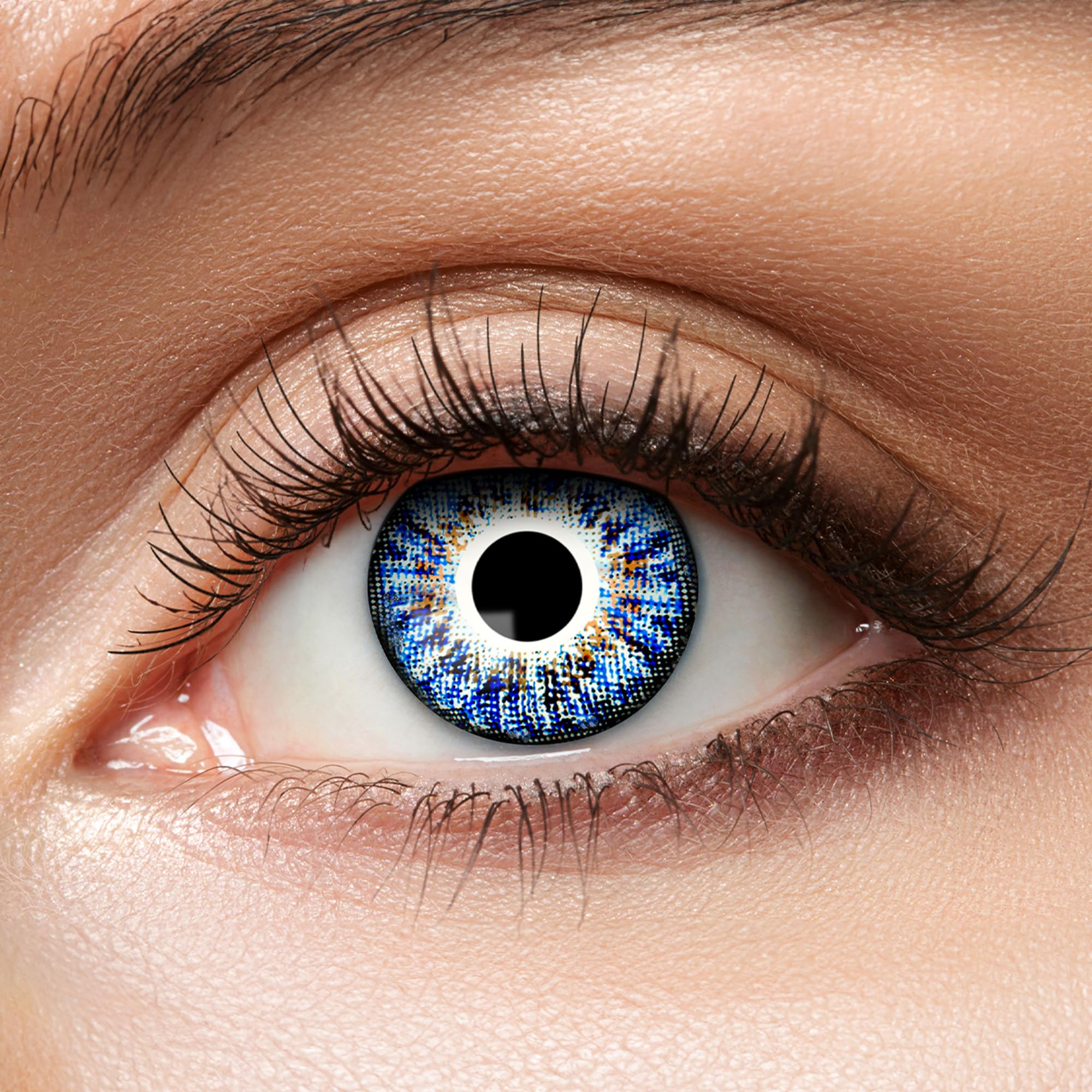 Zoelibat Eyecatcher Natürliche 12 Monats-Kontaktlinsen Blue