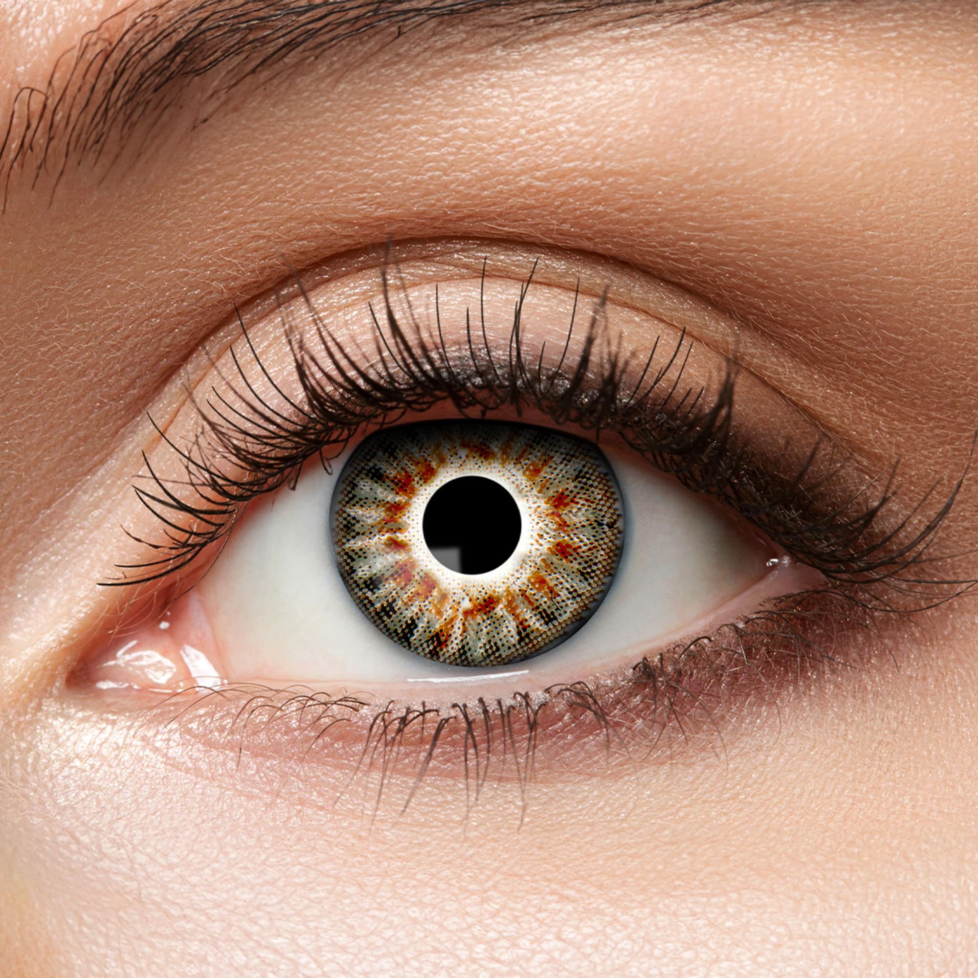 Zoelibat Eyecatcher Natürliche 12 Monats-Kontaktlinsen Grey 2