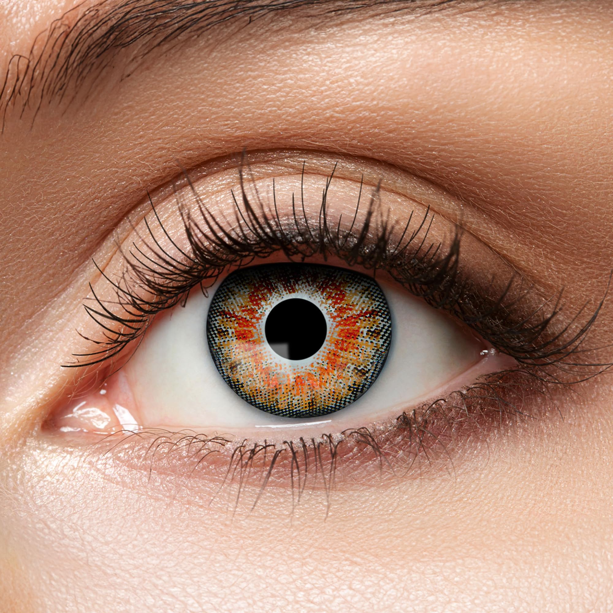 Zoelibat Eyecatcher Natürliche 12 Monats-Kontaktlinsen Honey 2