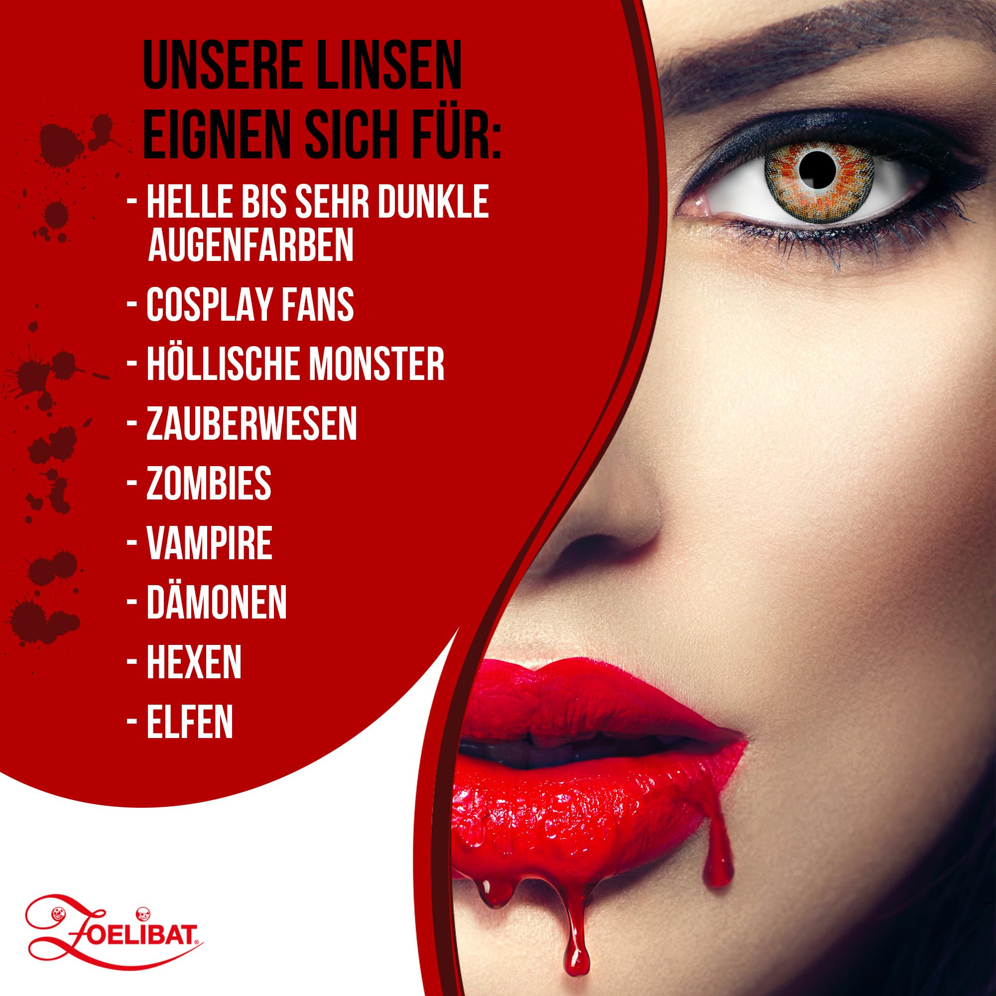 Zoelibat Eyecatcher Natürliche 12 Monats-Kontaktlinsen Honey 5