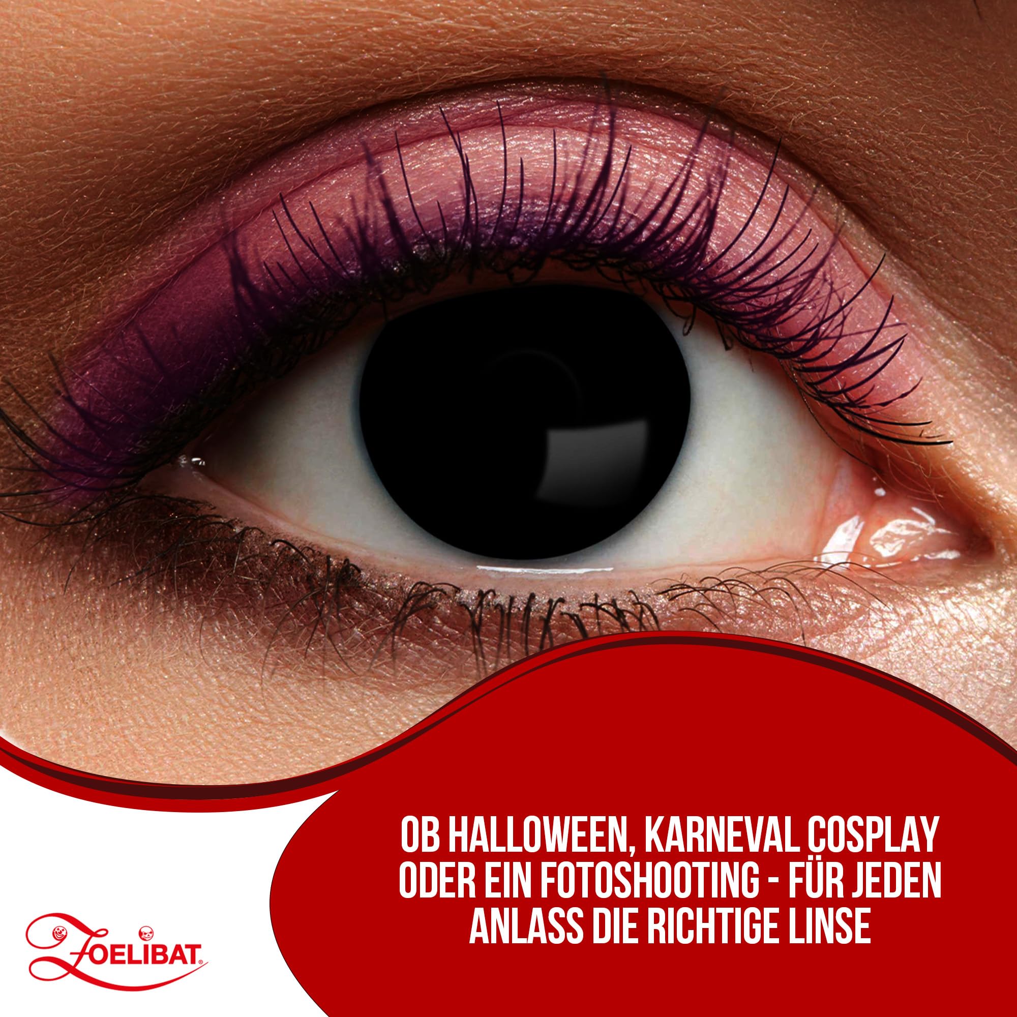 Zoelibat Eyecatcher 3 Monats-Kontaktlinsen White Zombie 7
