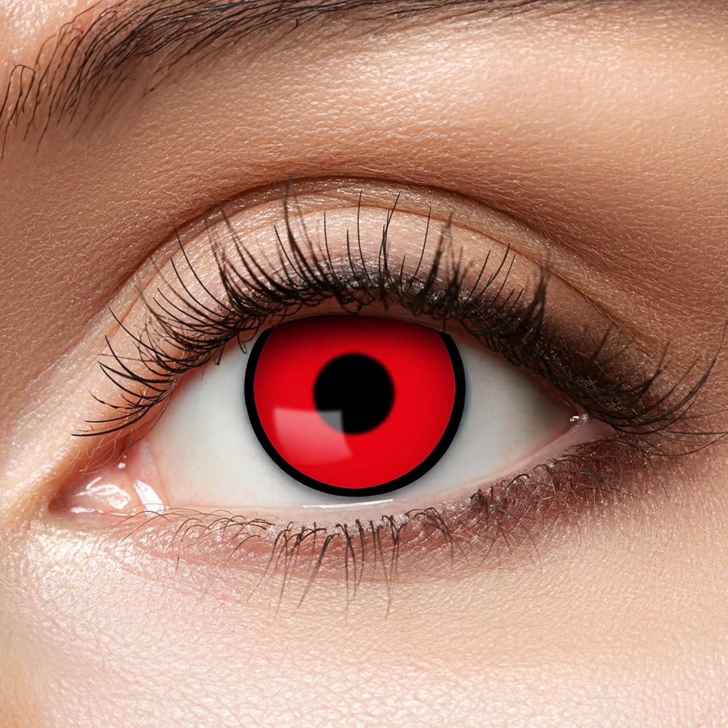 Zoelibat Eyecatcher 3 Monats-Kontaktlinsen Red Manson