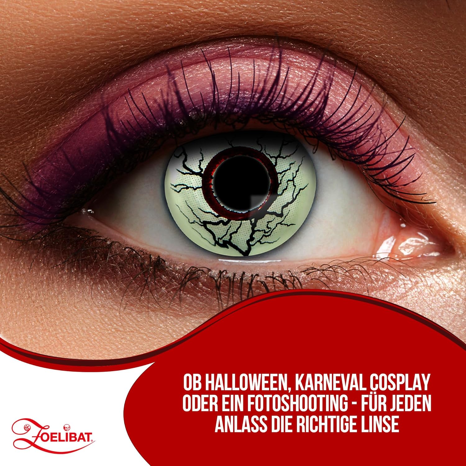 Zoelibat Eyecatcher 3 Monats-Kontaktlinsen Monster Vein Eye 6